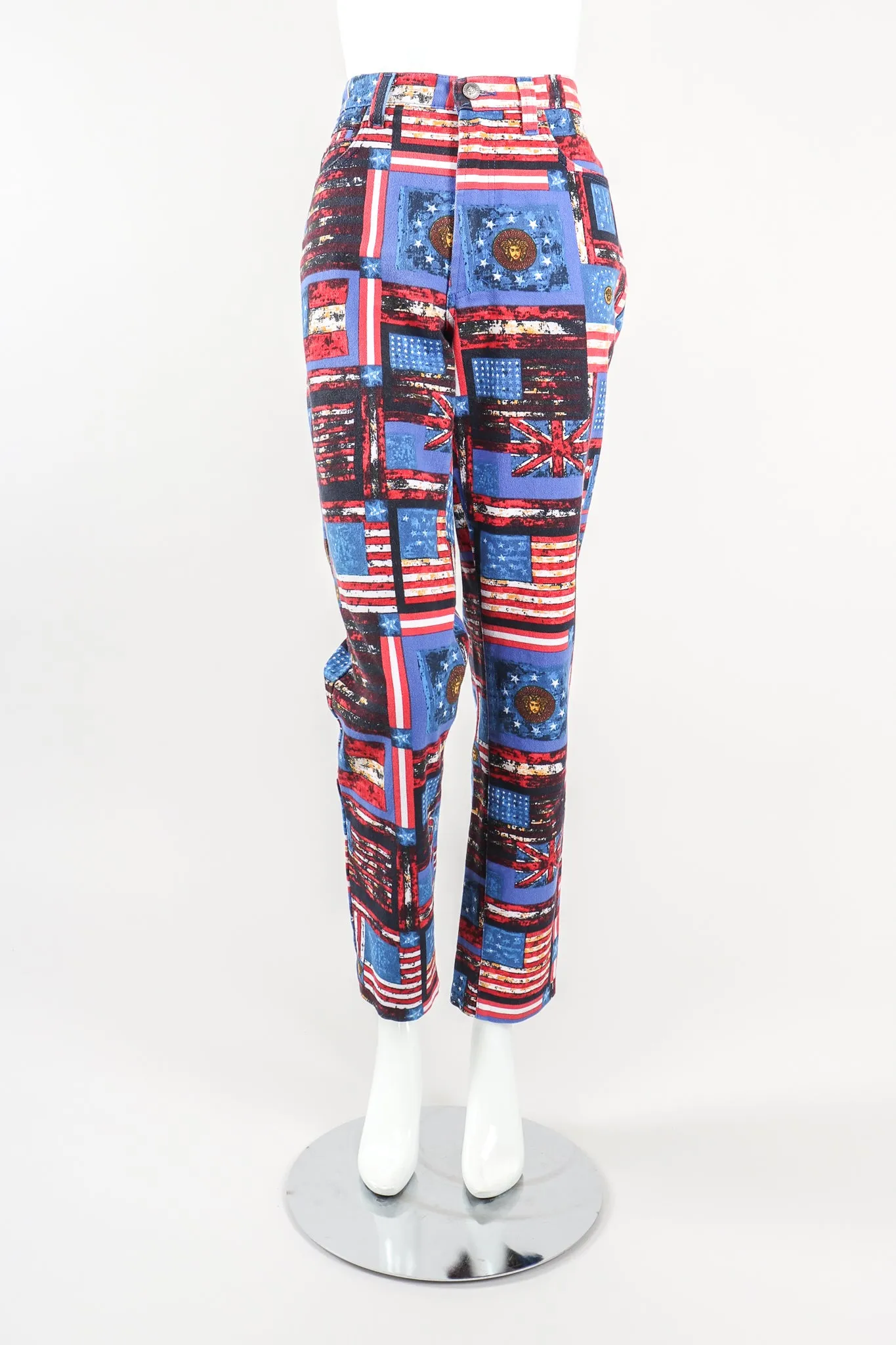 Flag Print Jean