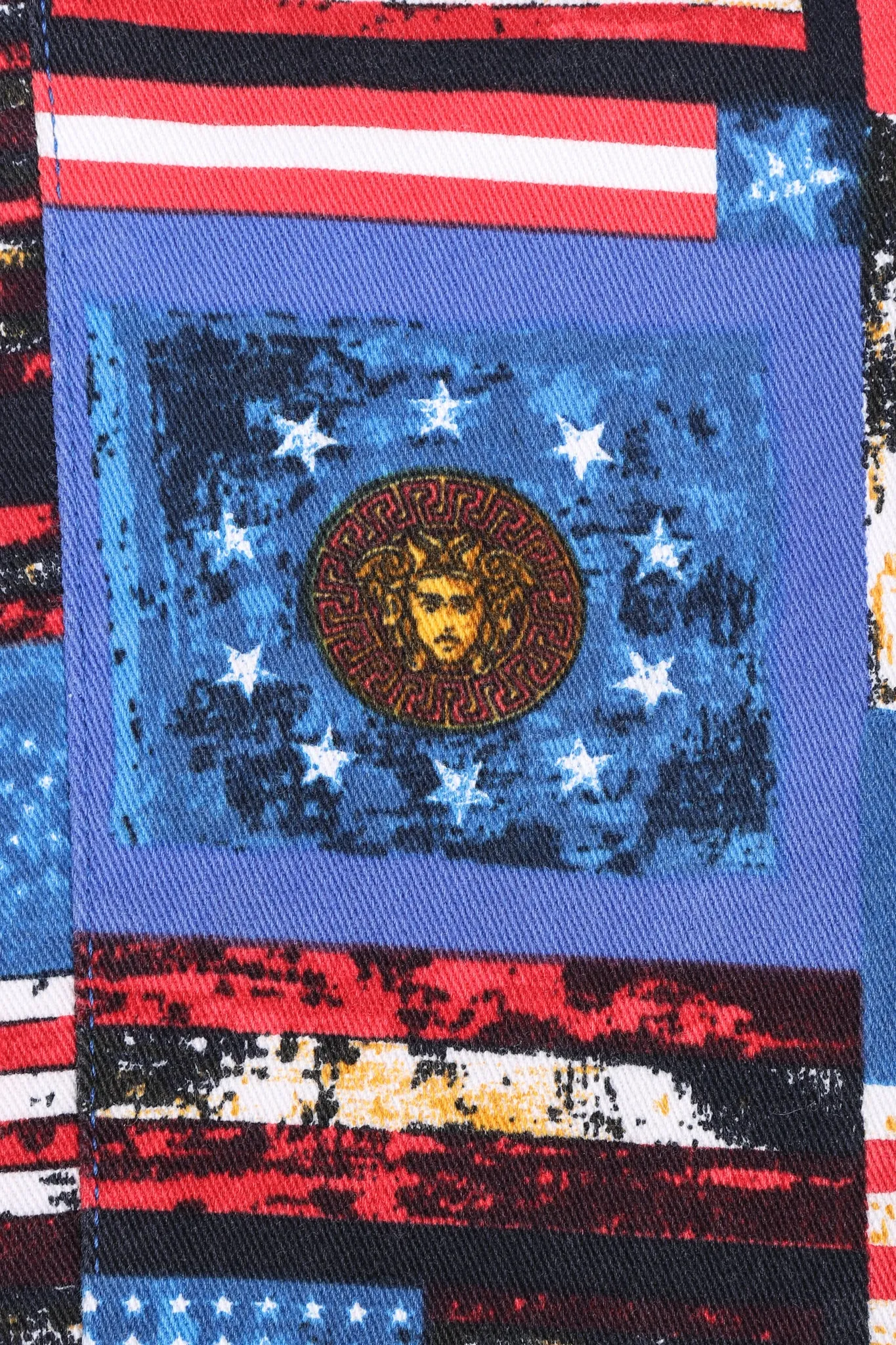 Flag Print Jean