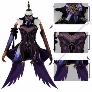Genshin Impact Fischl Dress Set Cosplay Costume Outfit