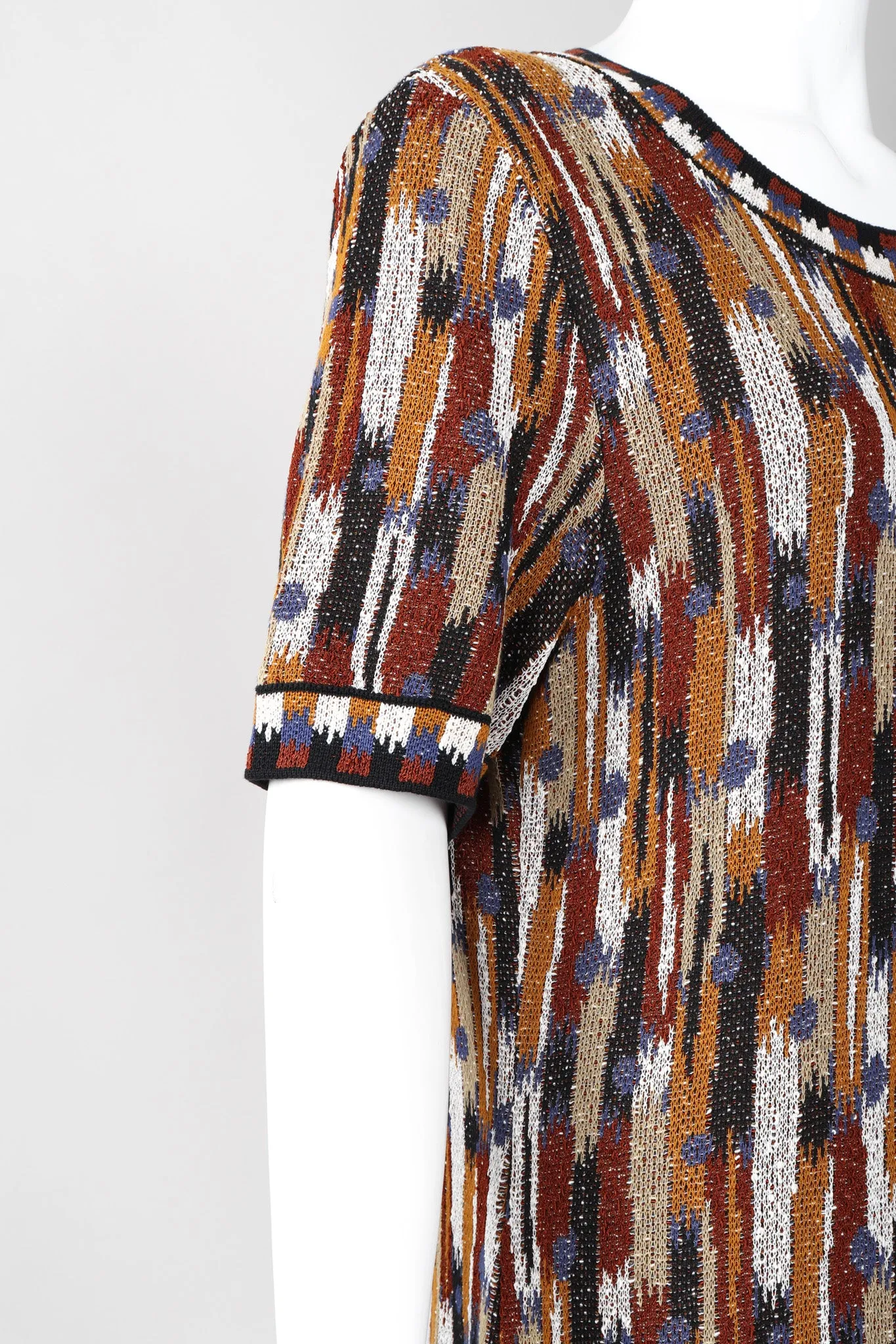 Ikat Knit Midi Dress