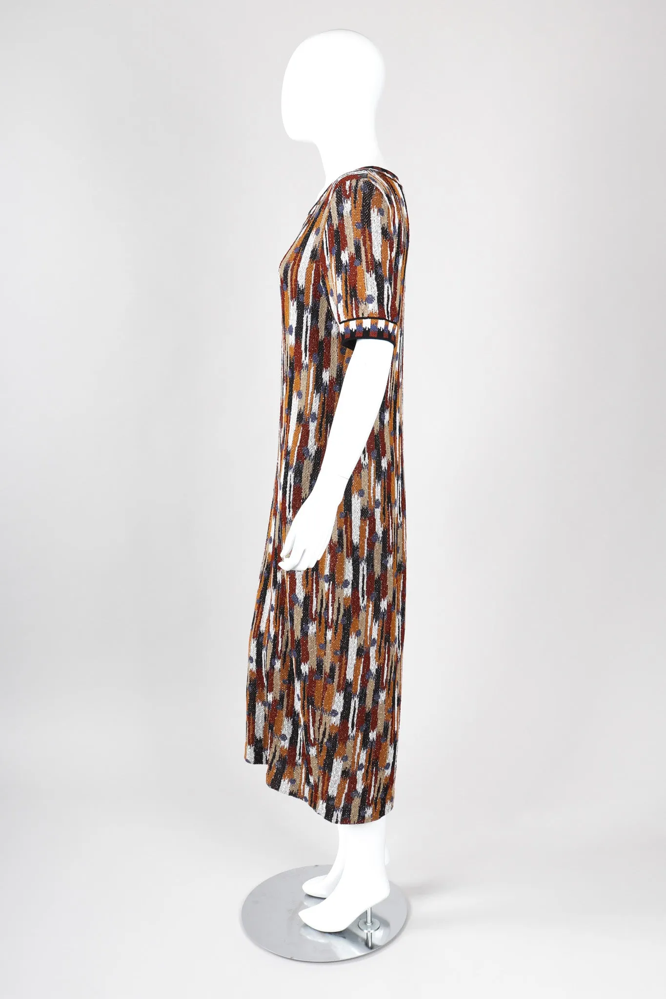 Ikat Knit Midi Dress
