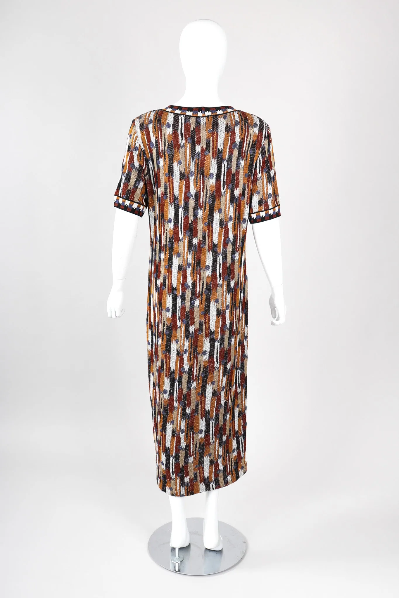 Ikat Knit Midi Dress
