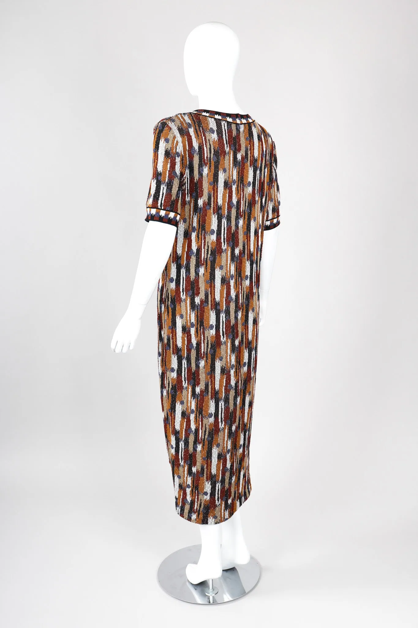 Ikat Knit Midi Dress