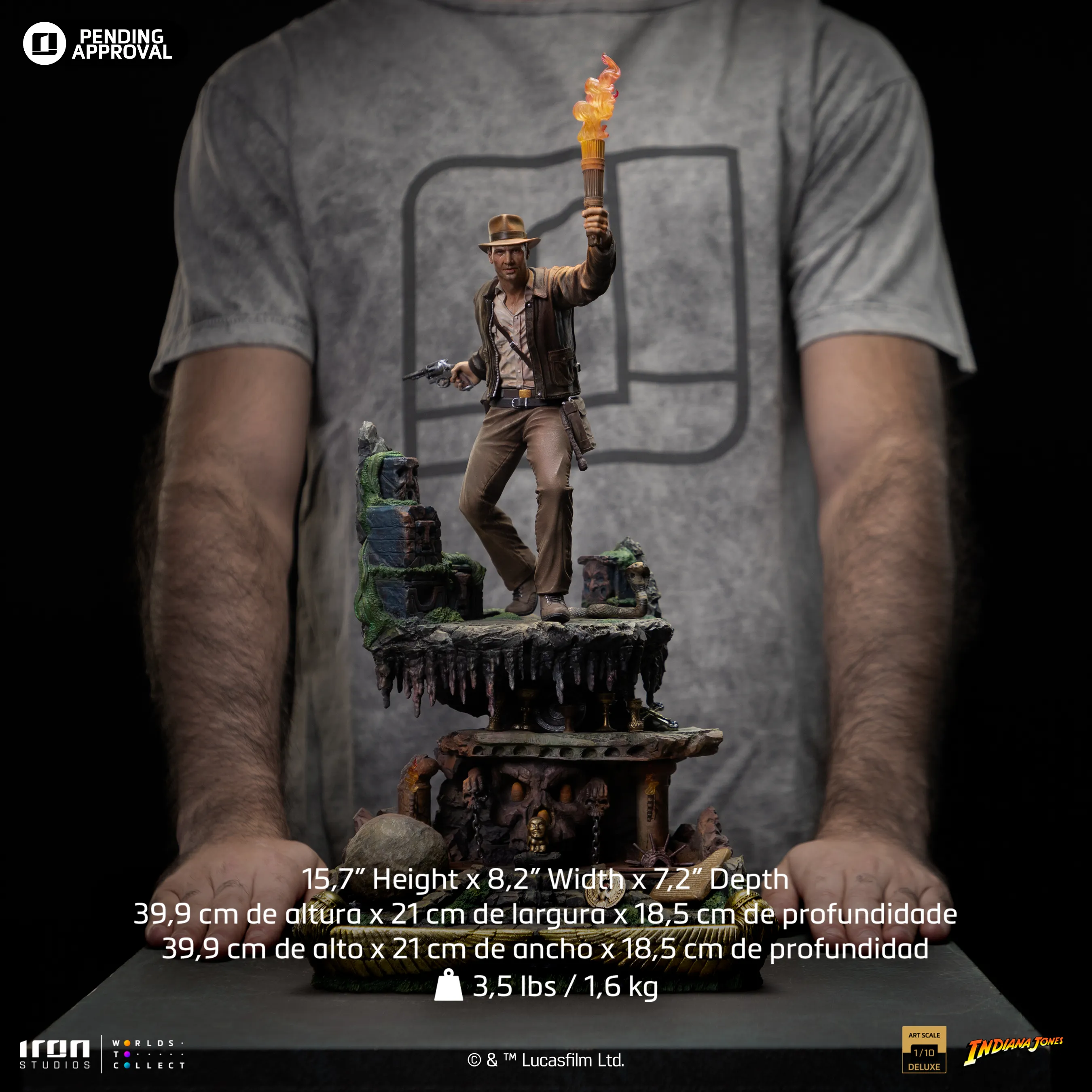 Indiana Jones Deluxe 1/10 Scale Statue Pre-order