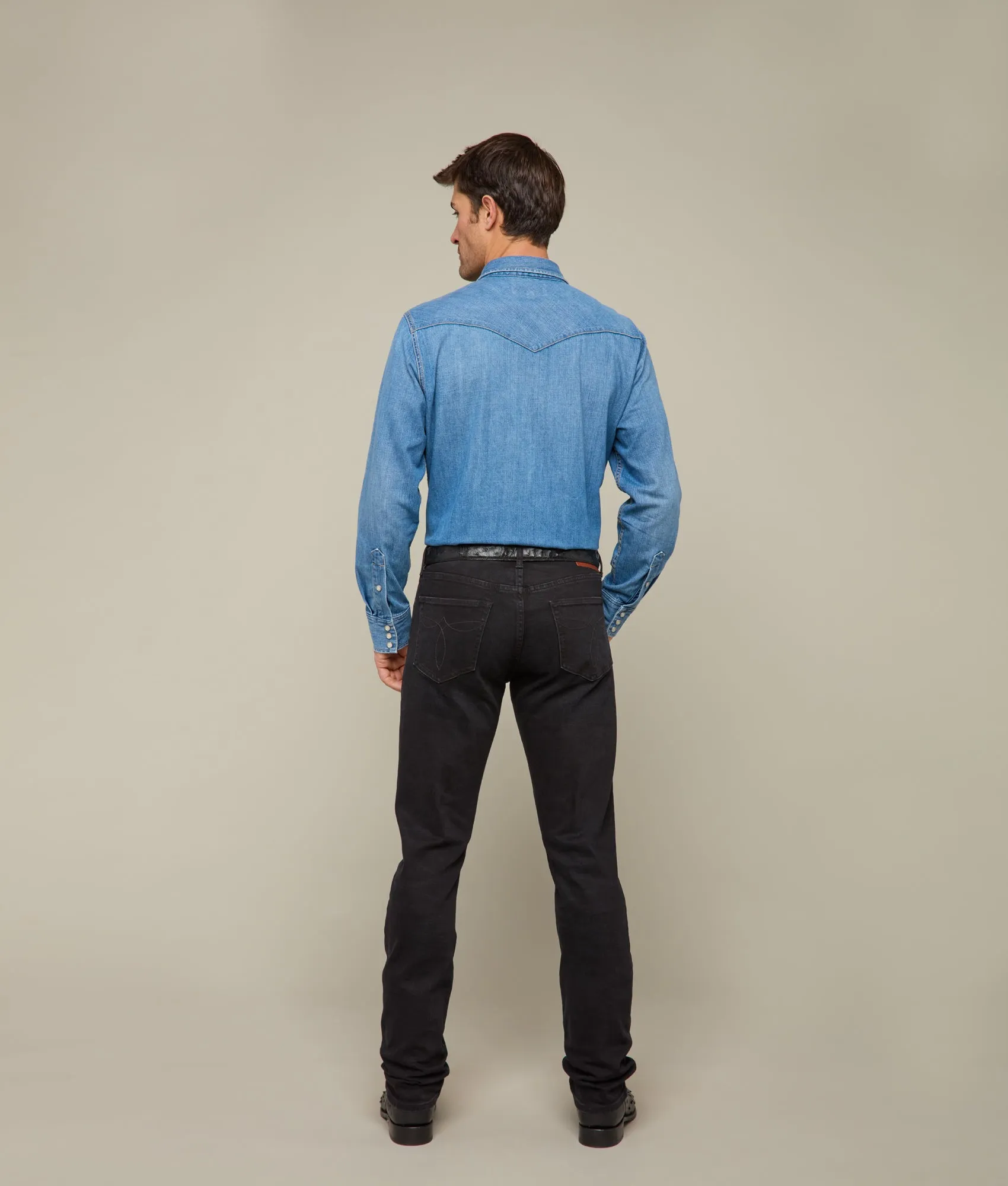 Jesse Men's Slim Straight Jean :: Oil Resin
