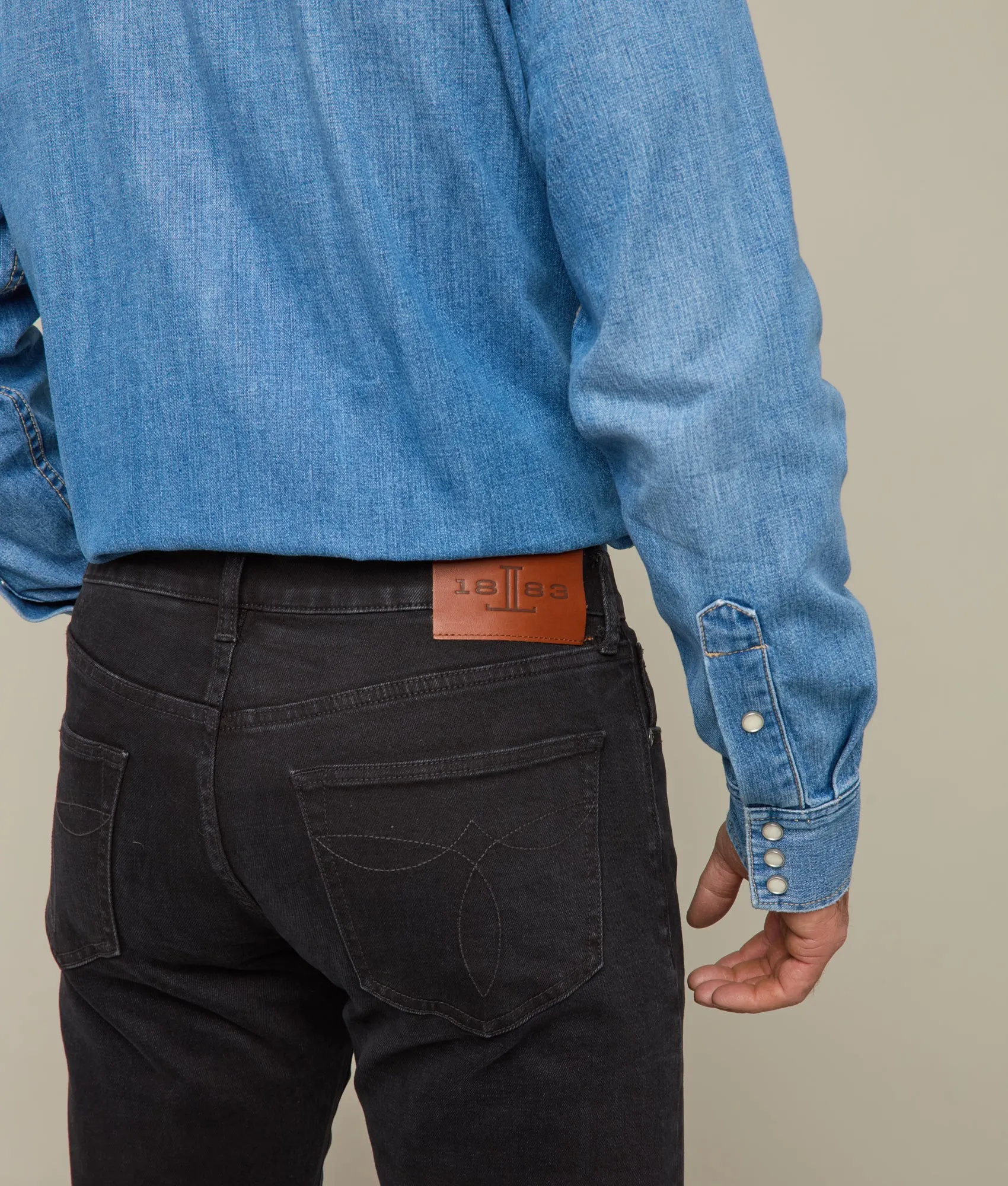 Jesse Men's Slim Straight Jean :: Oil Resin