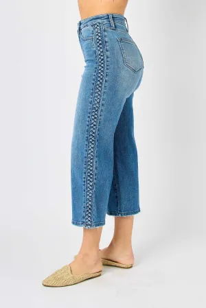 Judy Blue Braided Capri
