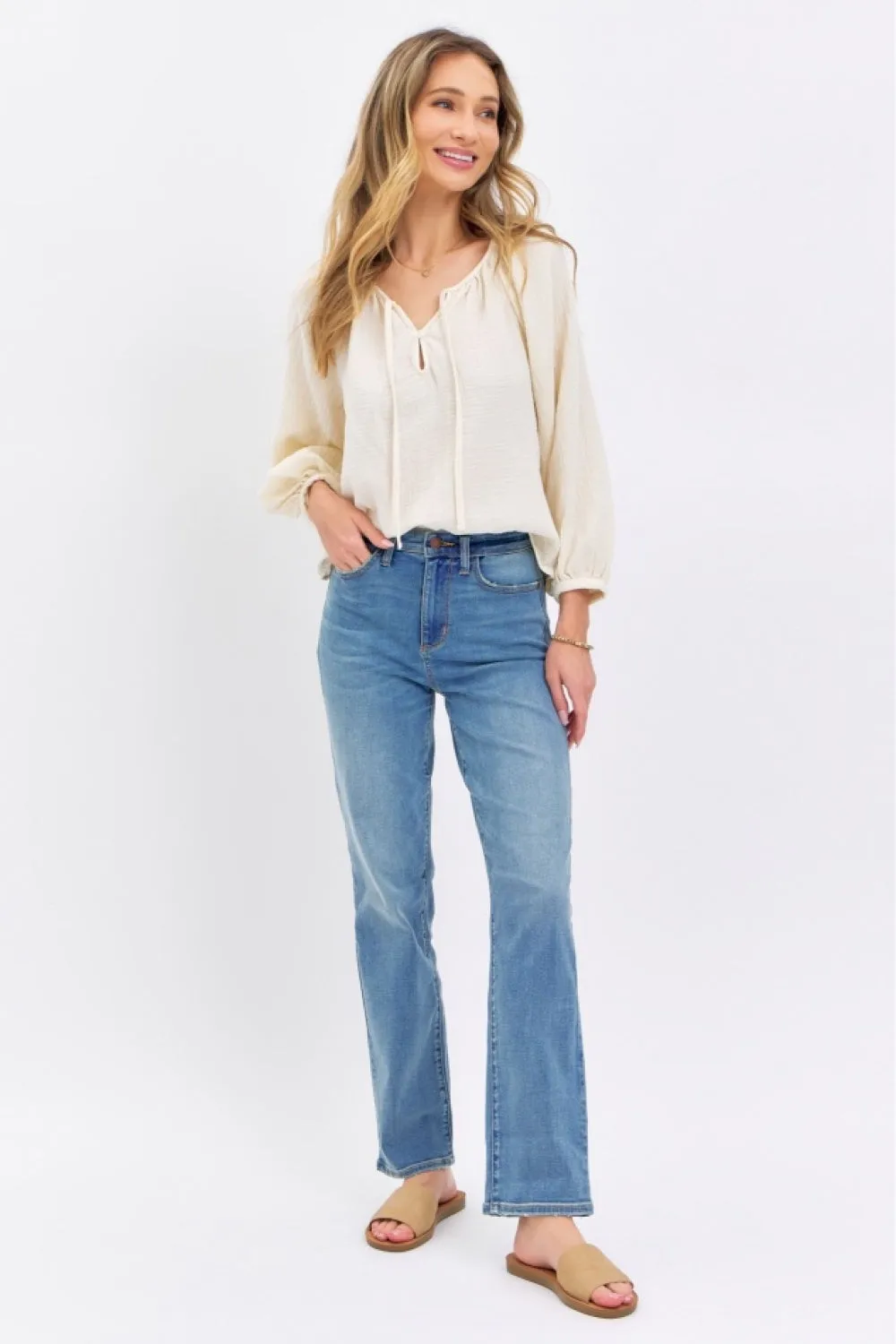 Judy Blue High Waist Straight Jeans -Online Exclusive