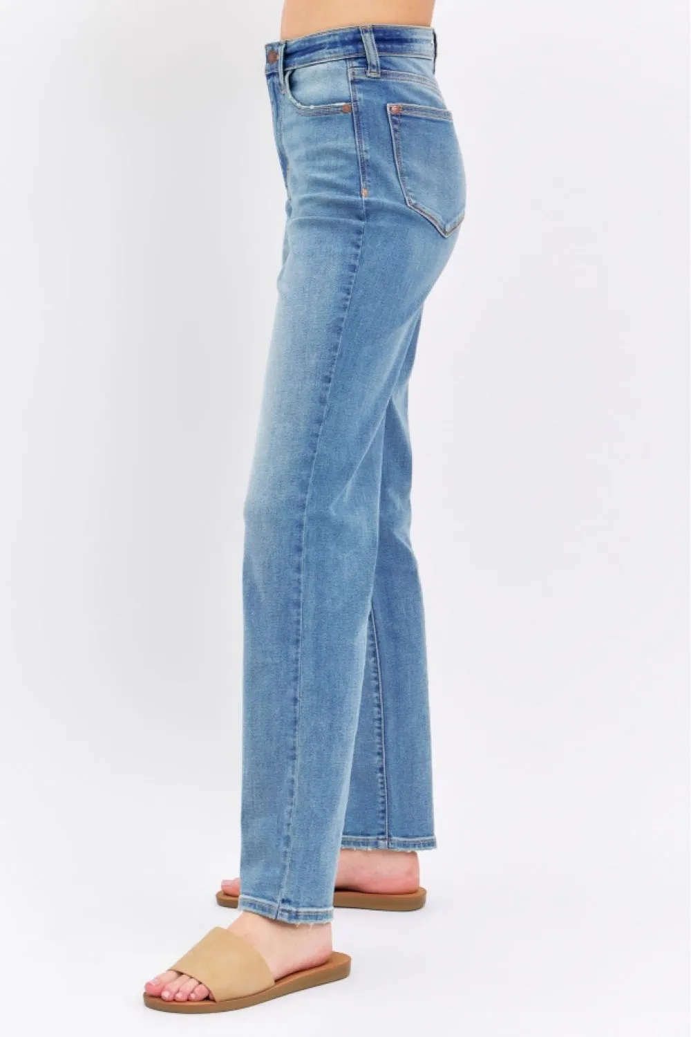 Judy Blue High Waist Straight Jeans -Online Exclusive