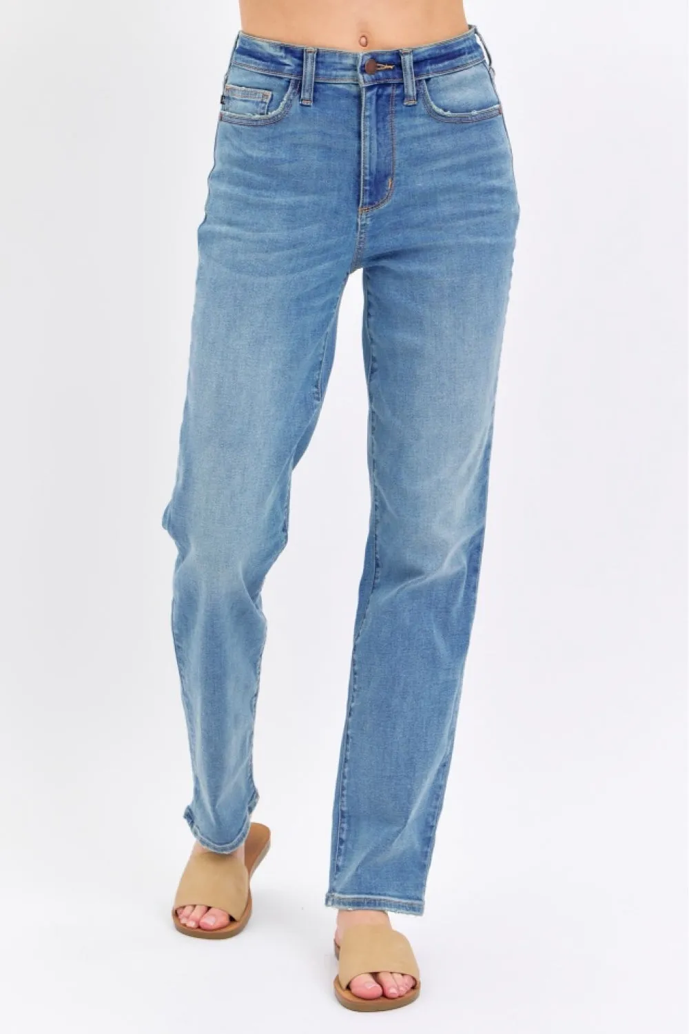 Judy Blue High Waist Straight Jeans -Online Exclusive