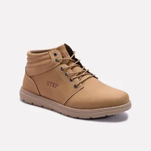 Khaki Suede Casual Boots 0160521