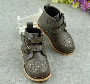 Kids Rivet Fashion Boots