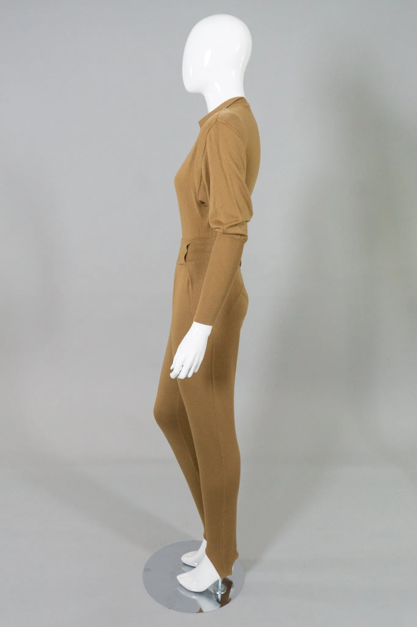 Knit Bodysuit and Pant Set