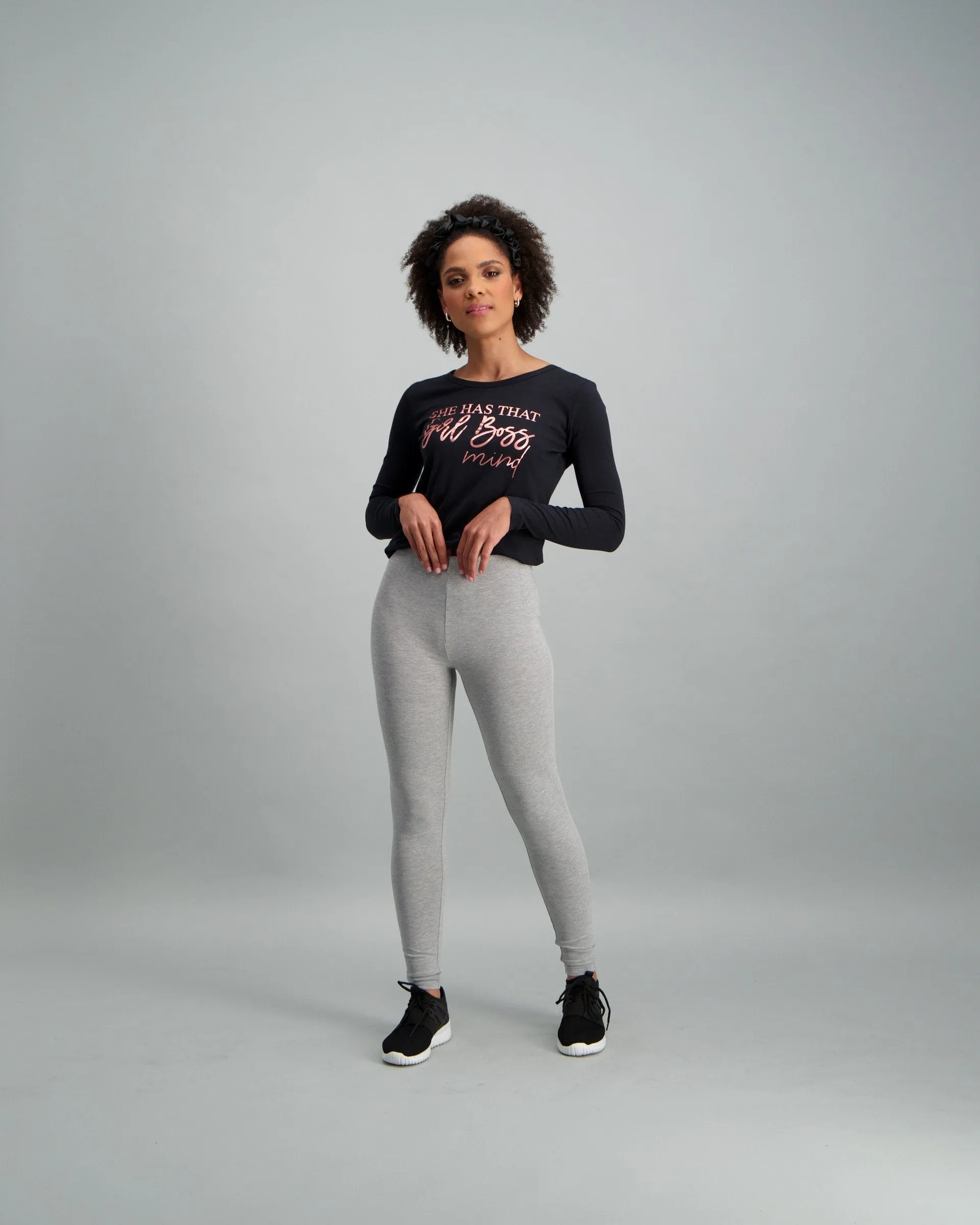 Ladies Core Leggings - Grey