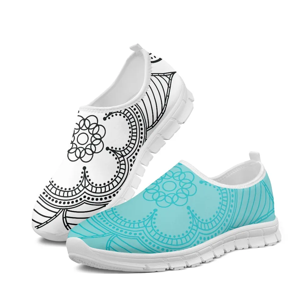 Mandala Pattern Low-Cut Casual Shoes