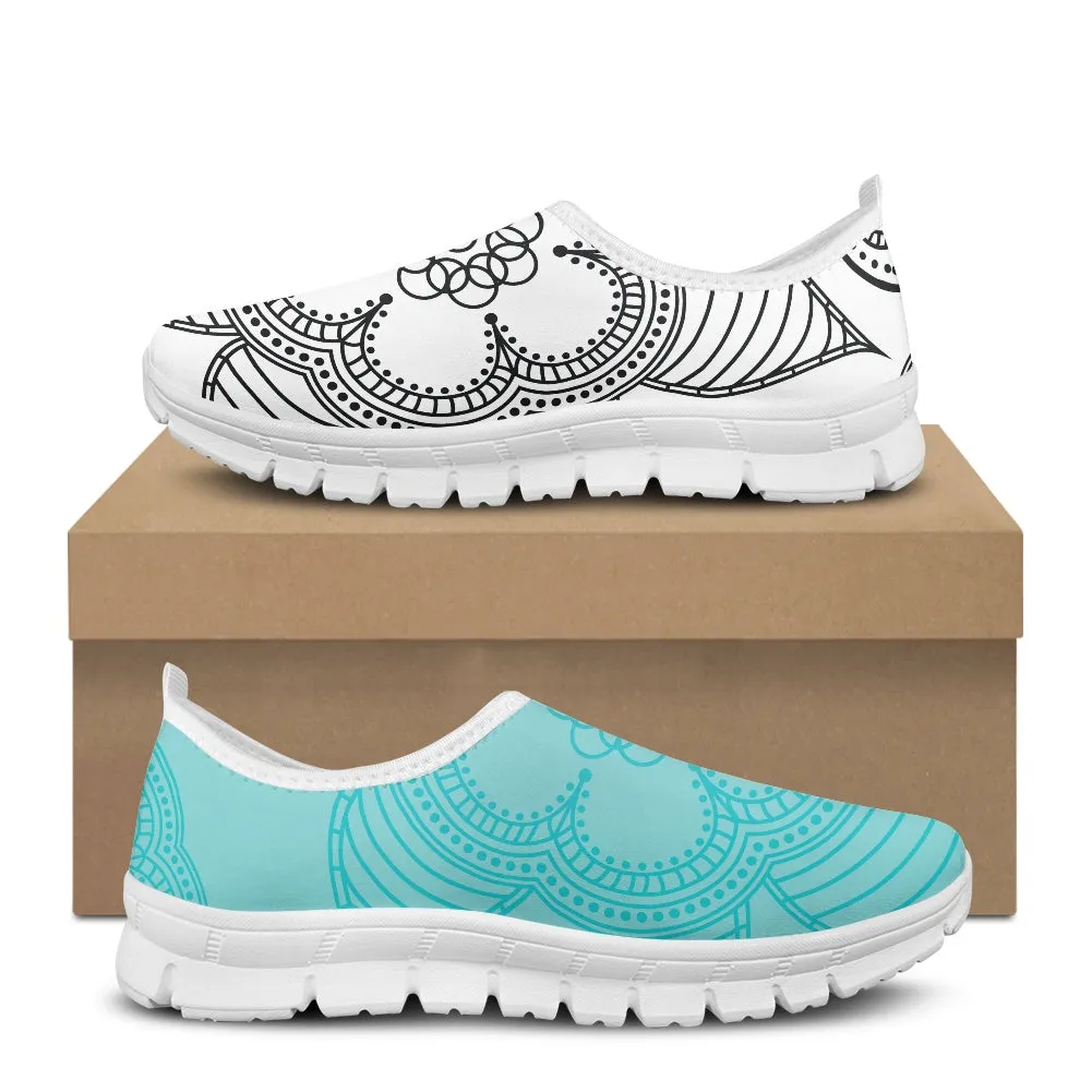 Mandala Pattern Low-Cut Casual Shoes