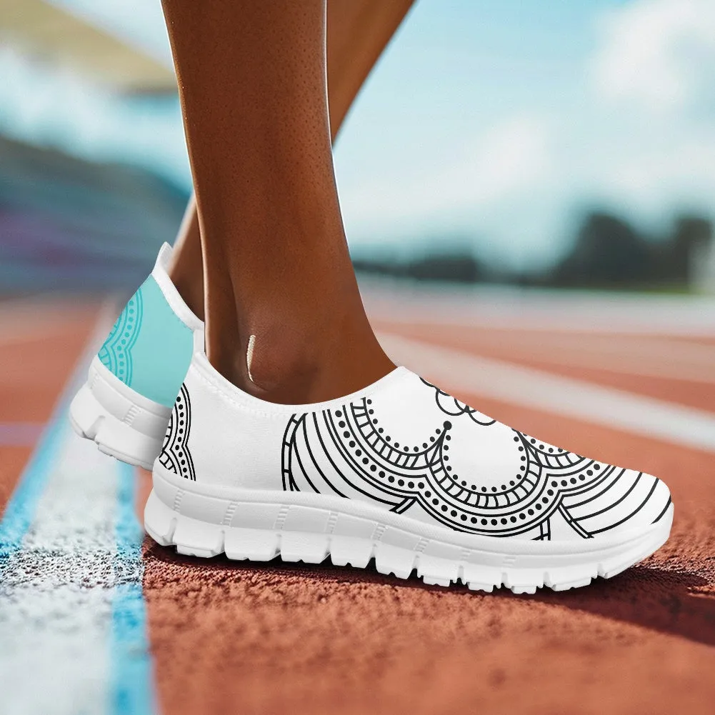 Mandala Pattern Low-Cut Casual Shoes