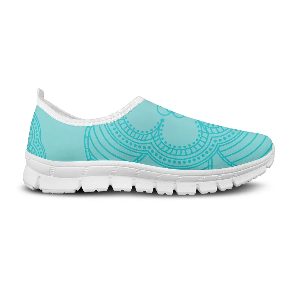 Mandala Pattern Low-Cut Casual Shoes