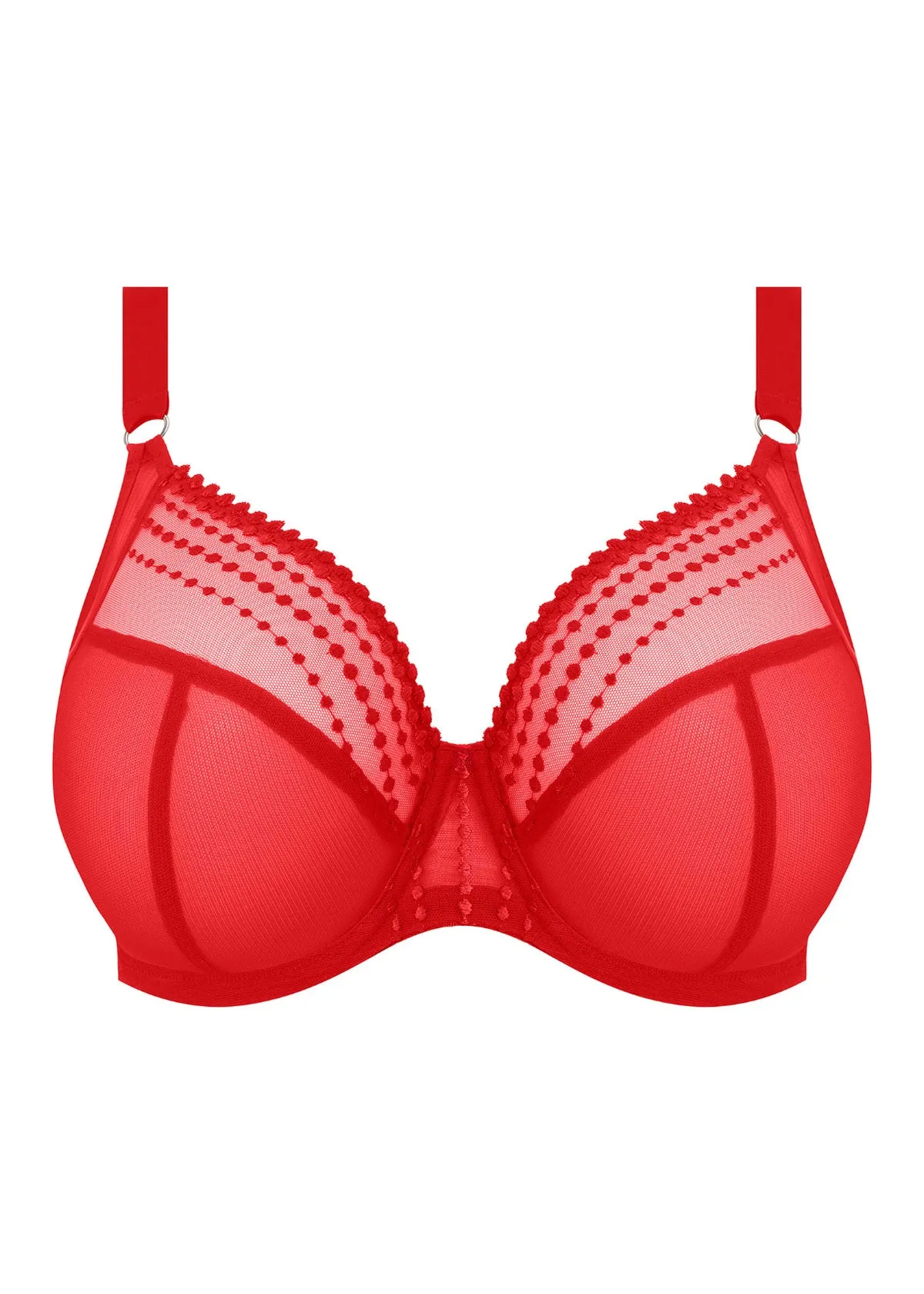 Matilda Plunge Bra In Haute Red - Elomi