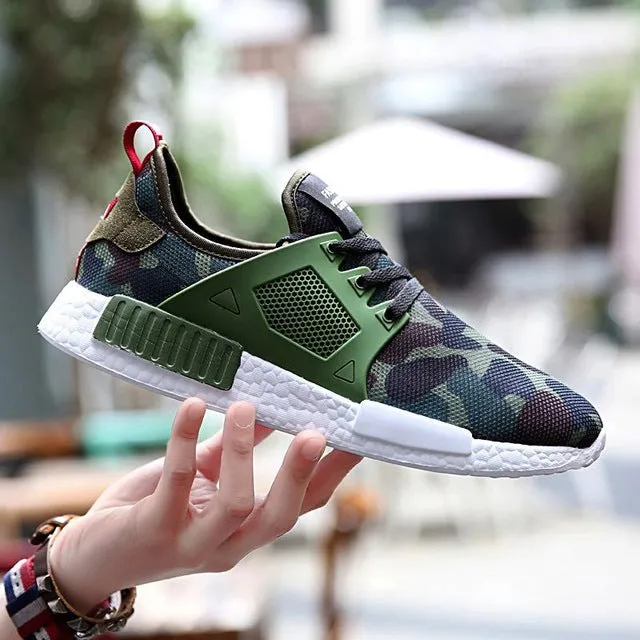 Men's Low Top Camo Sneakers