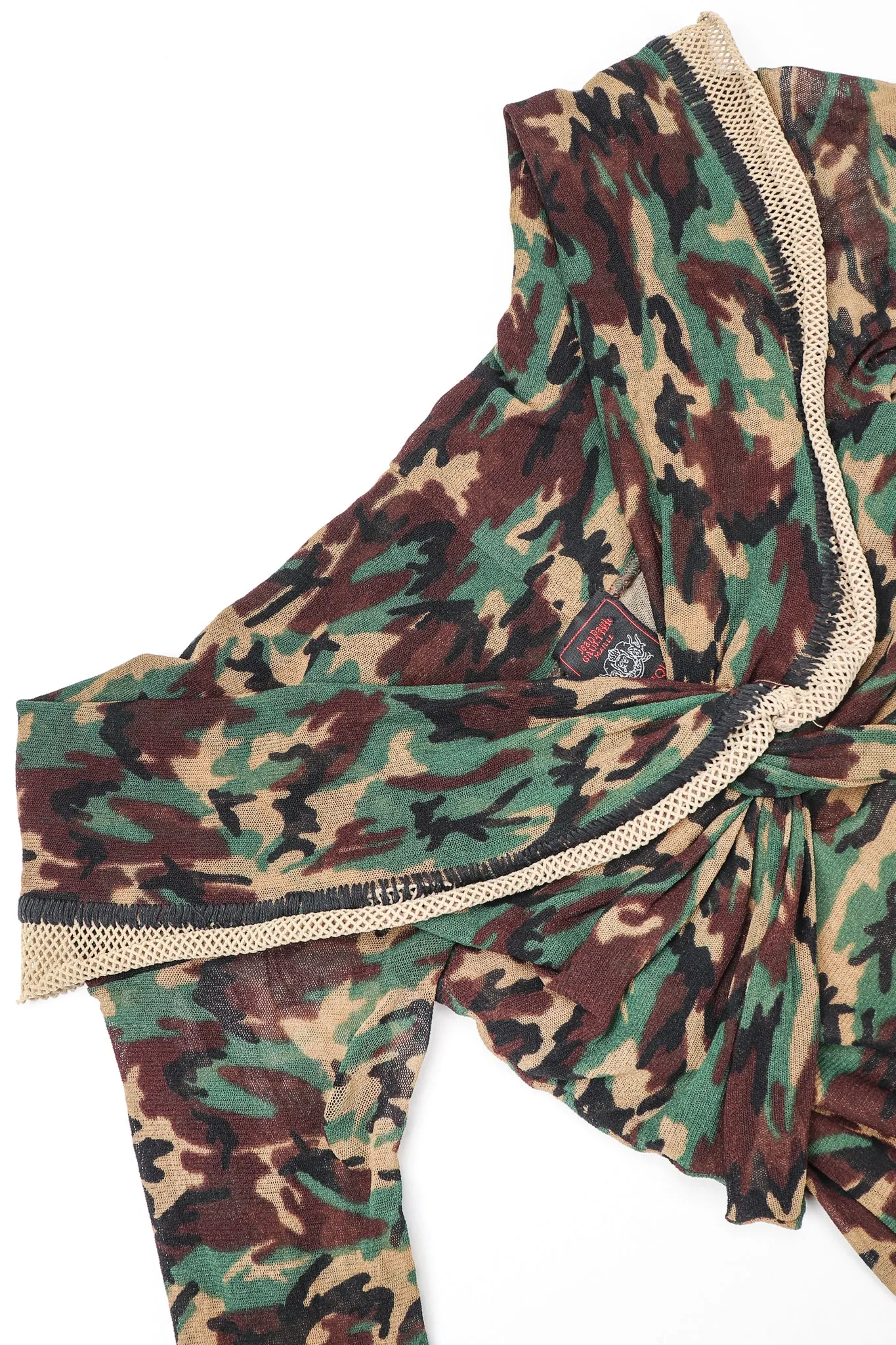 Mesh Net Camo Dress