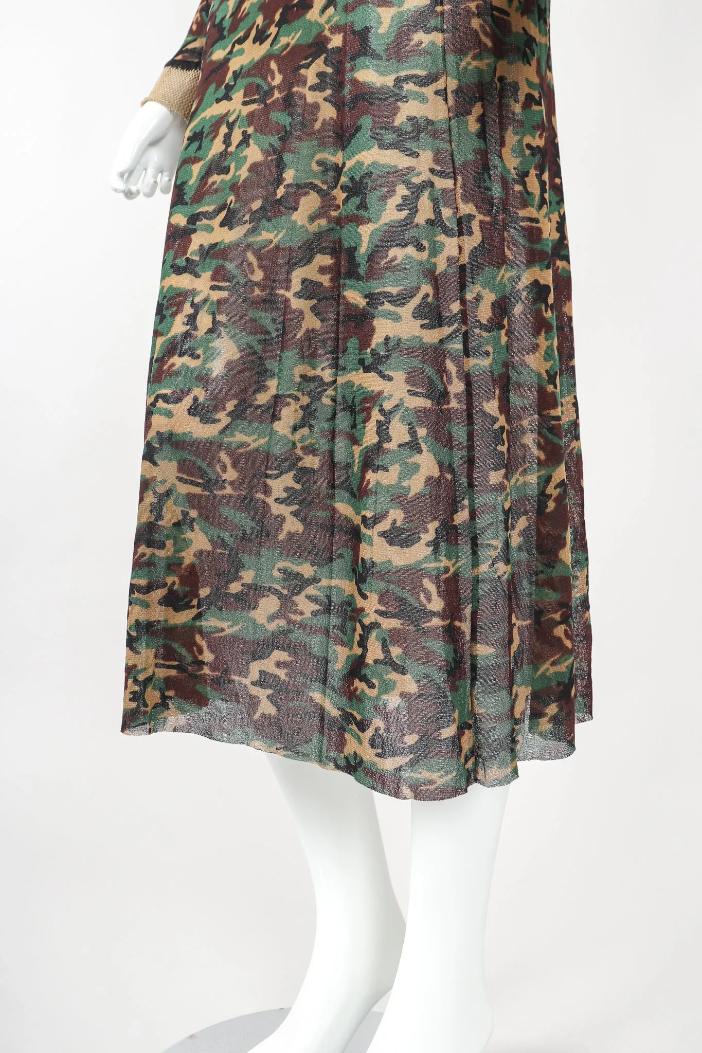 Mesh Net Camo Dress