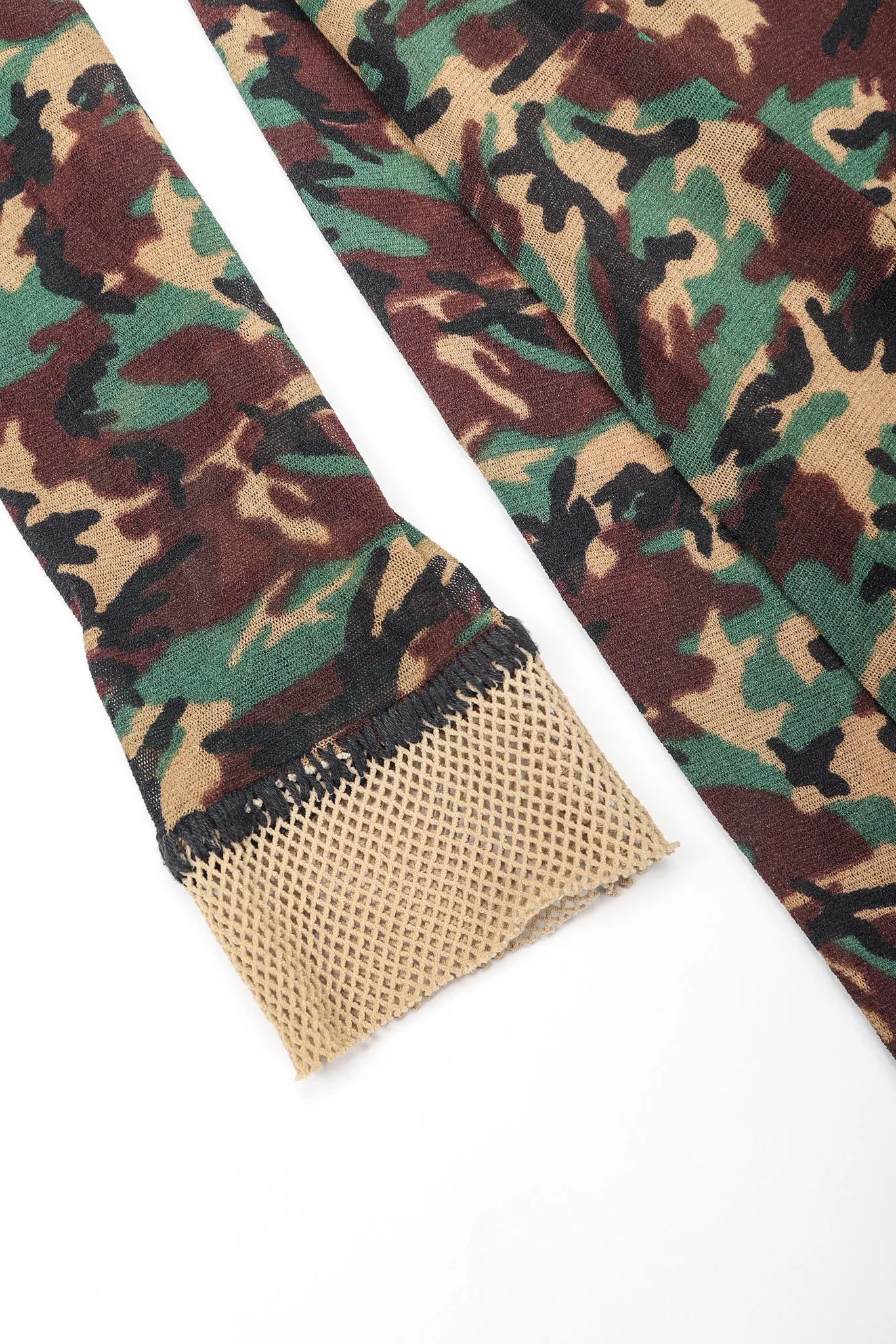 Mesh Net Camo Dress