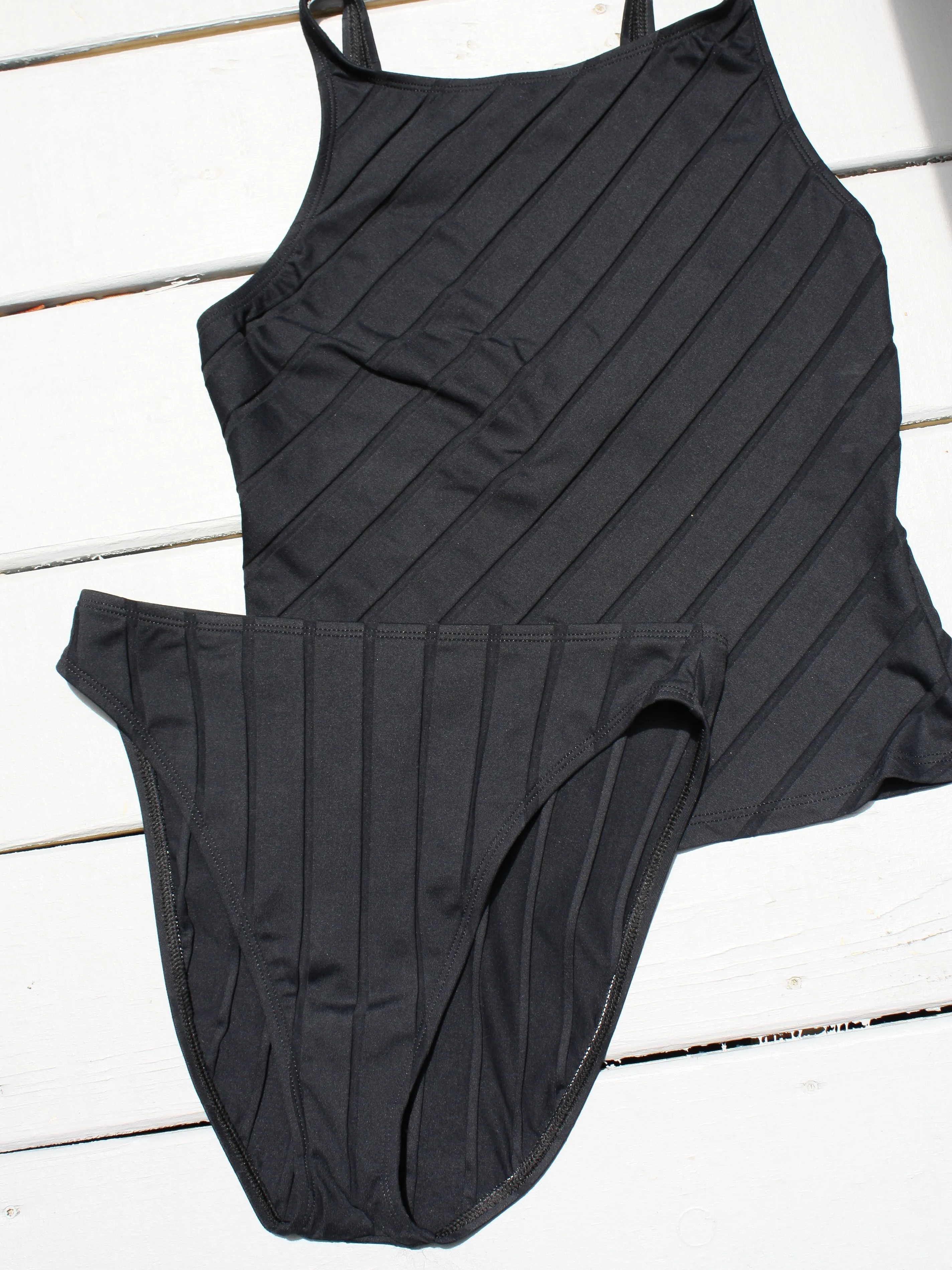 Minimalist Ribbed Tankini