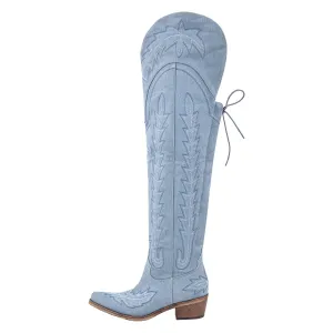 Missheel Western Boots Over The Knee Embroidered Boots