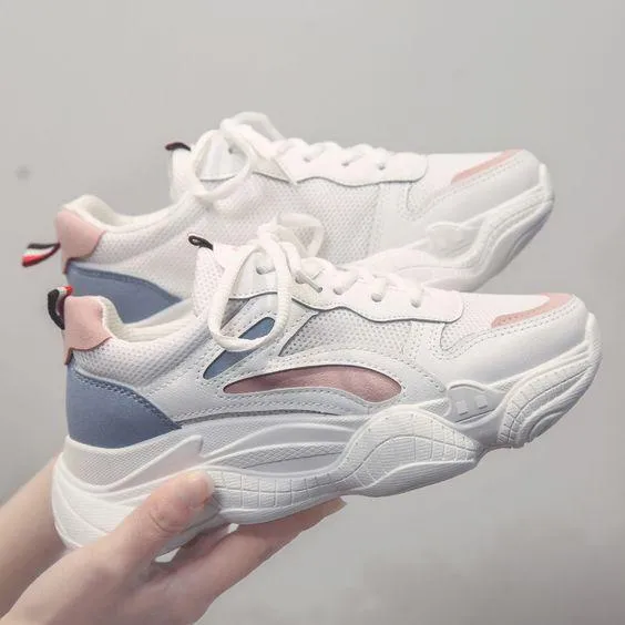 New Arrival Color Block Breathable Sneaker Shoes