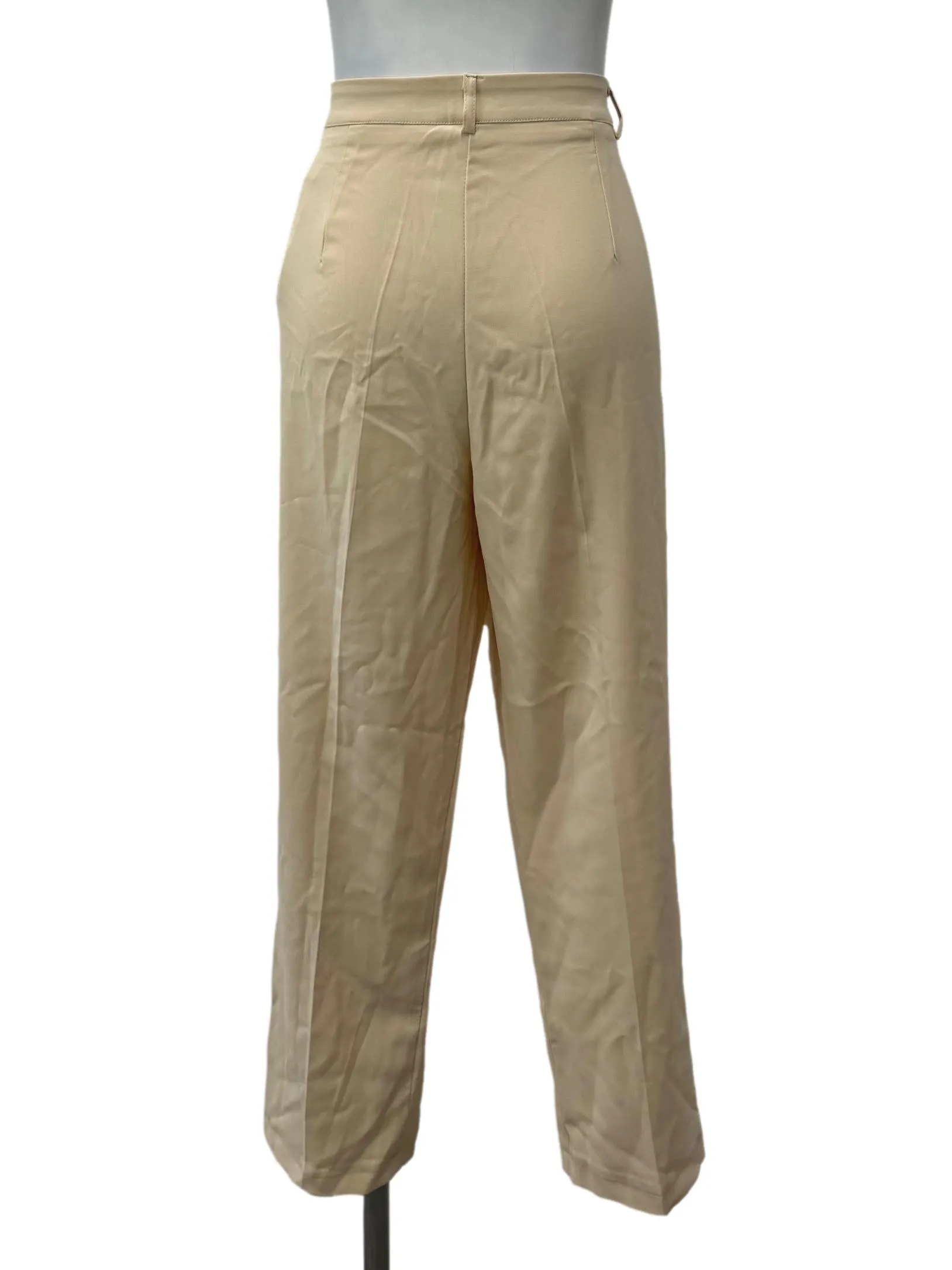 Nude Cropped Pants
