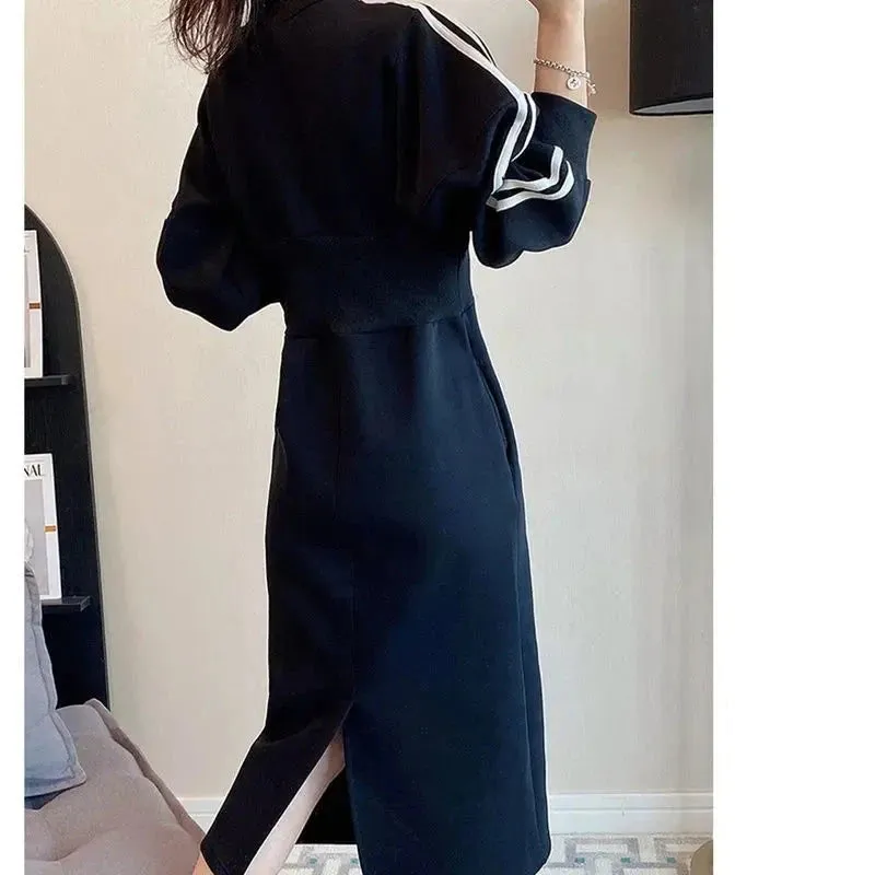 Plus Size Long Sleeve Maxi Dress for Women
