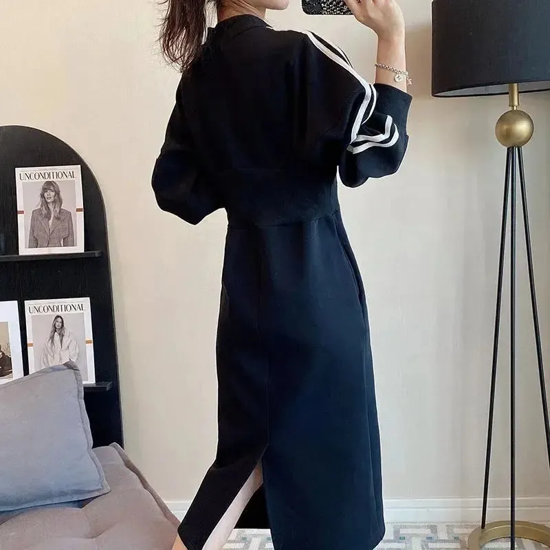 Plus Size Long Sleeve Maxi Dress for Women