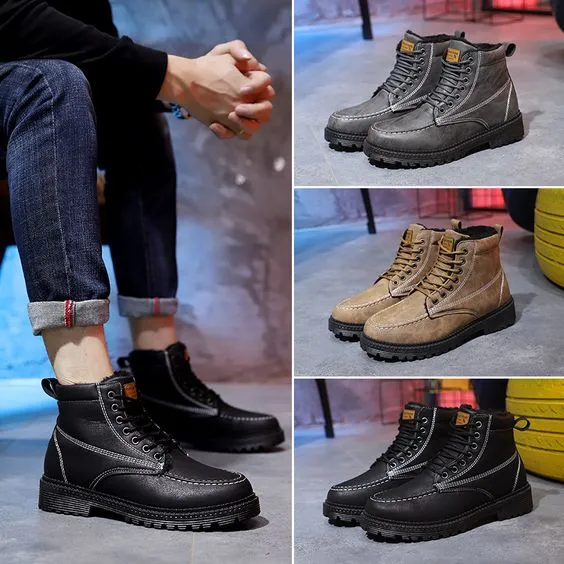 Plush Cotton Snow Boots