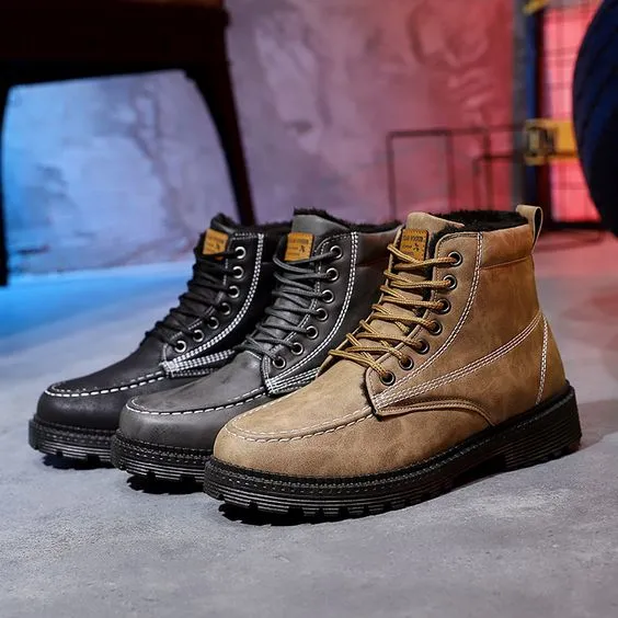 Plush Cotton Snow Boots