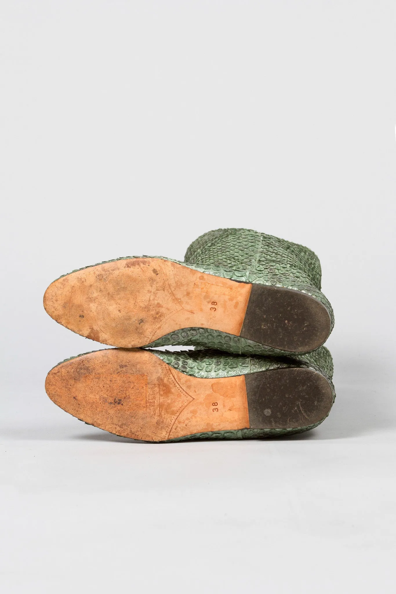Python Flat Boots