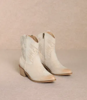 Sadie Booties - Beige