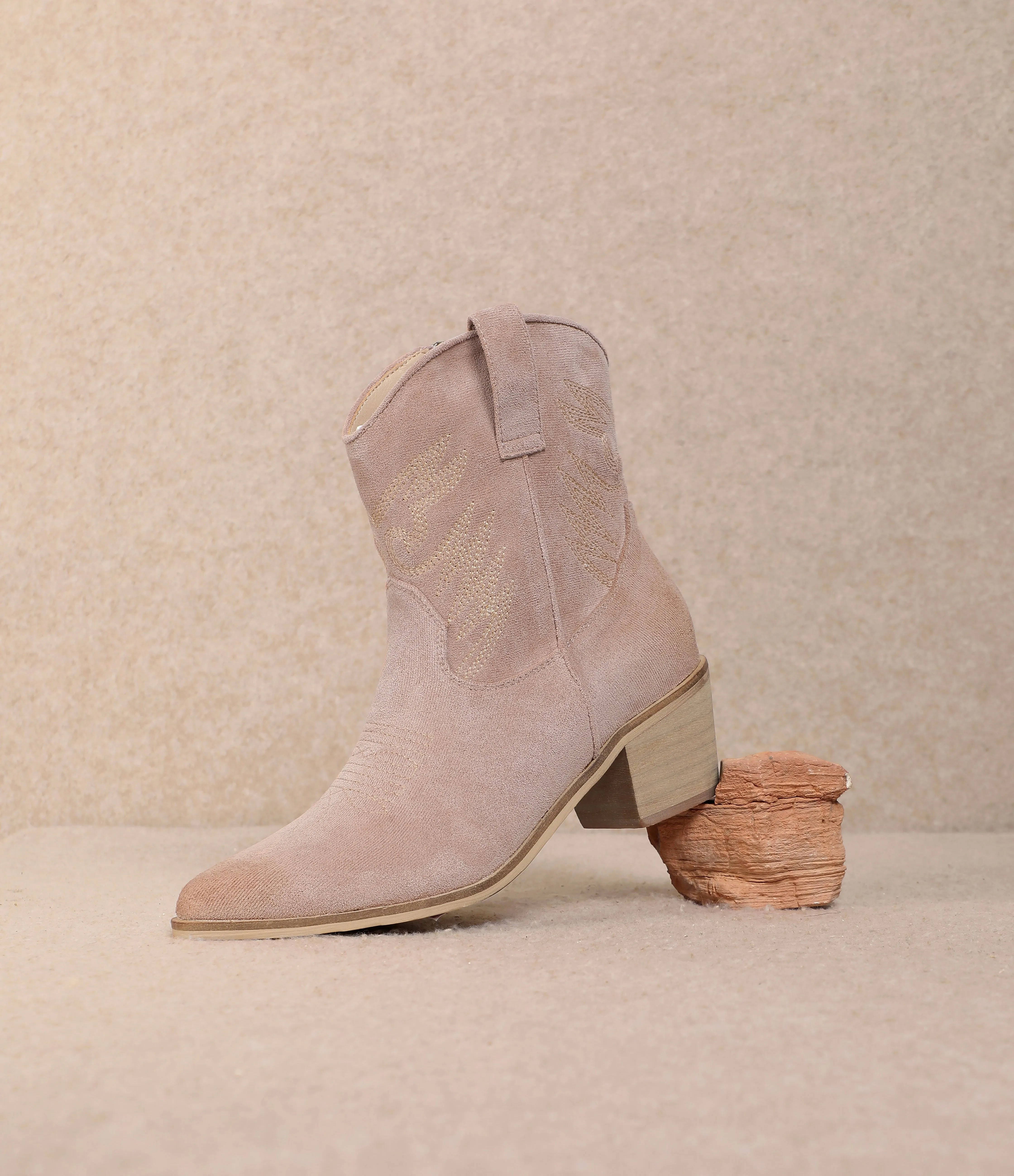 Sadie Booties - Blush