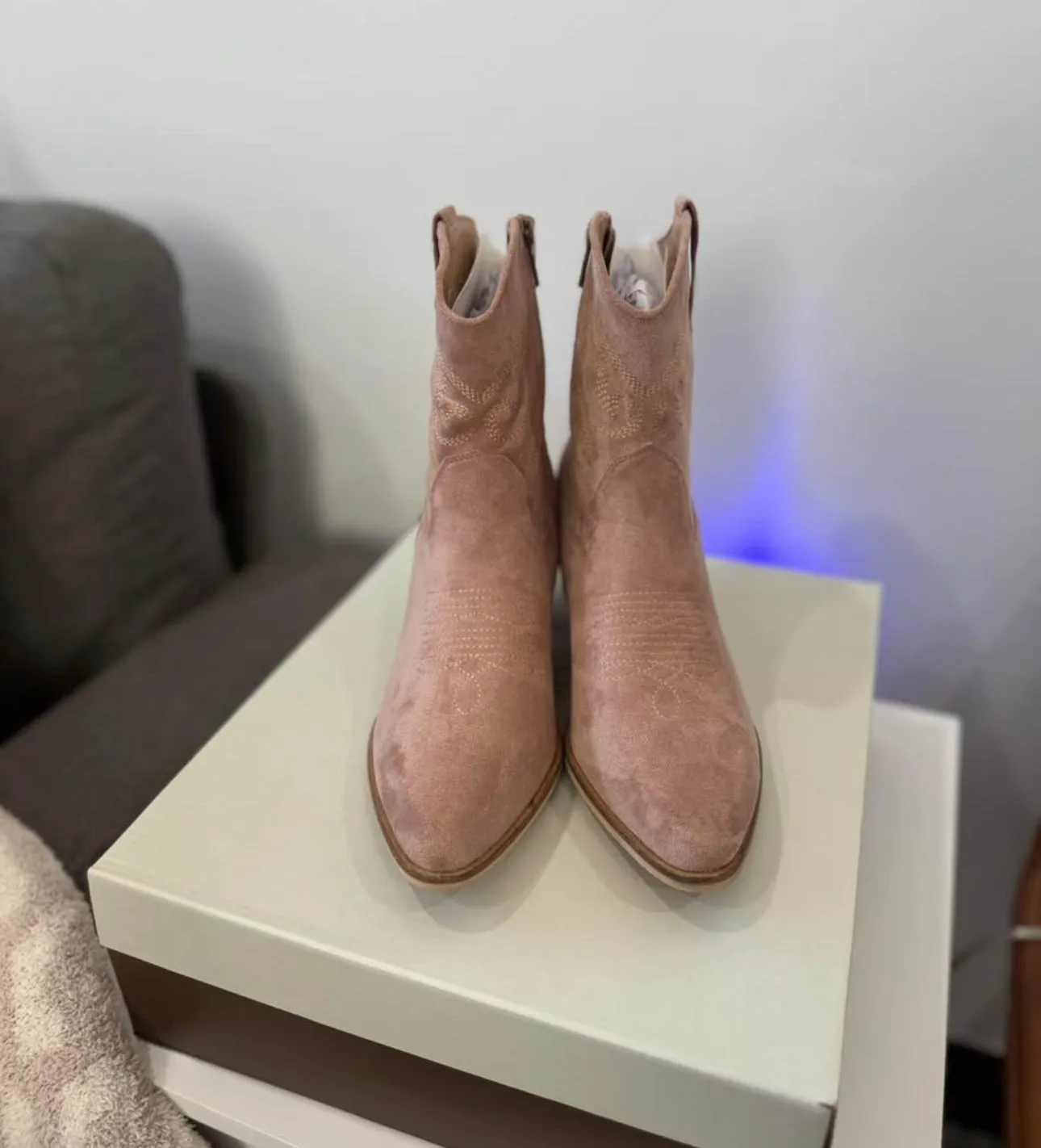 Sadie Booties - Blush