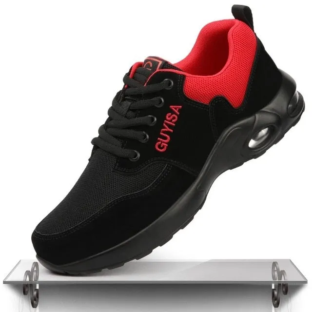 Safety Shoes Men Steel Toe Indestructible Shoes Anti-puncture Work Sneakers Breathable Sefety Work Boots Male Zapatos De Hombre