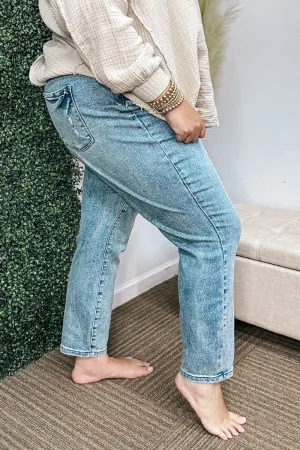 SALE! Judy Blue Curvy Harper High Waist Vintage Mild Destroy Skinny Jeans