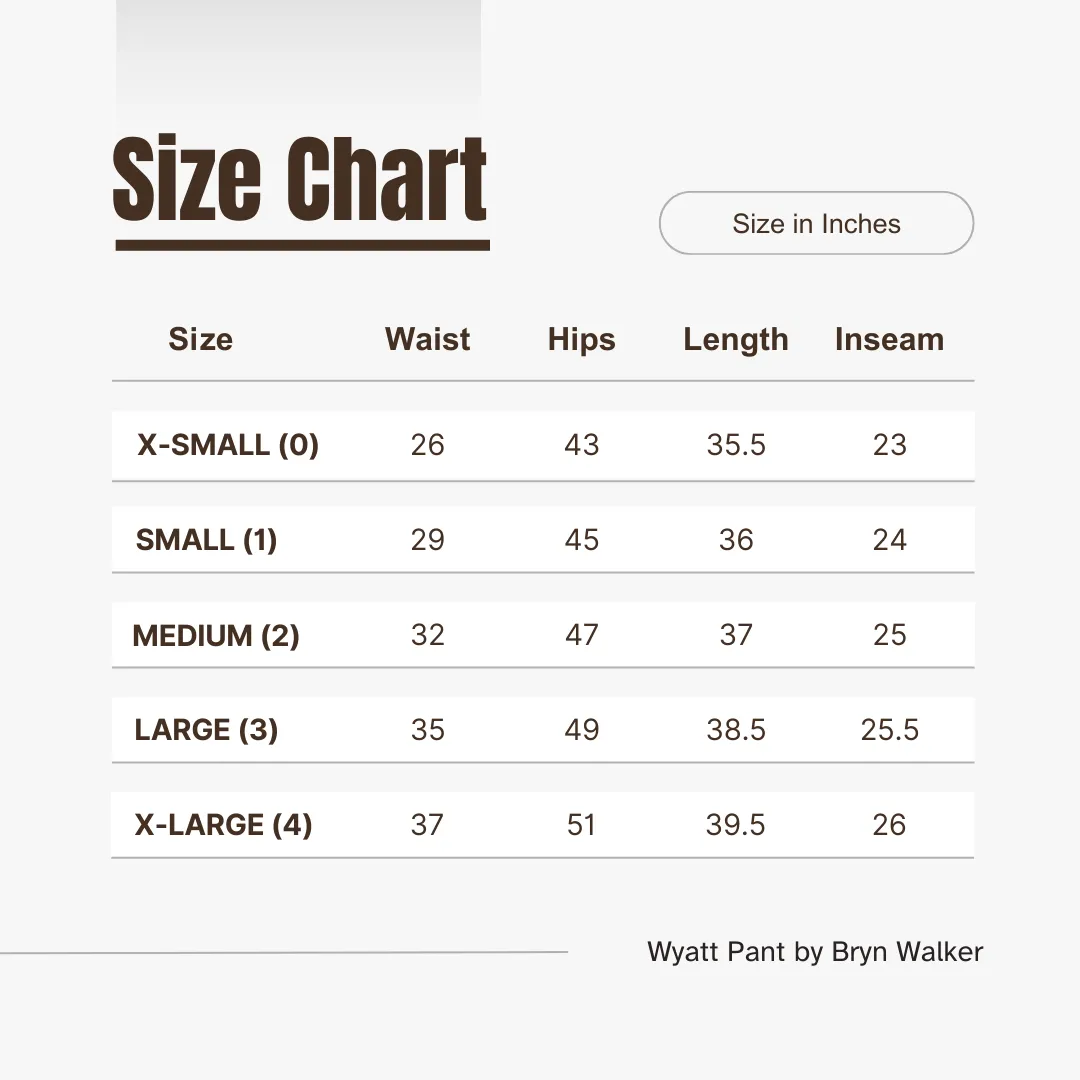 SALE! Wyatt Pant in Ink by Bryn Walker