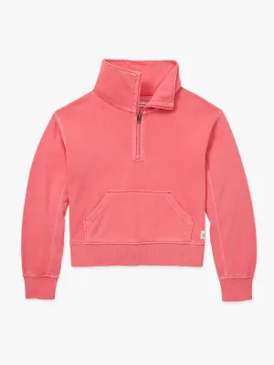 Saltaire Half Zip | Papaya