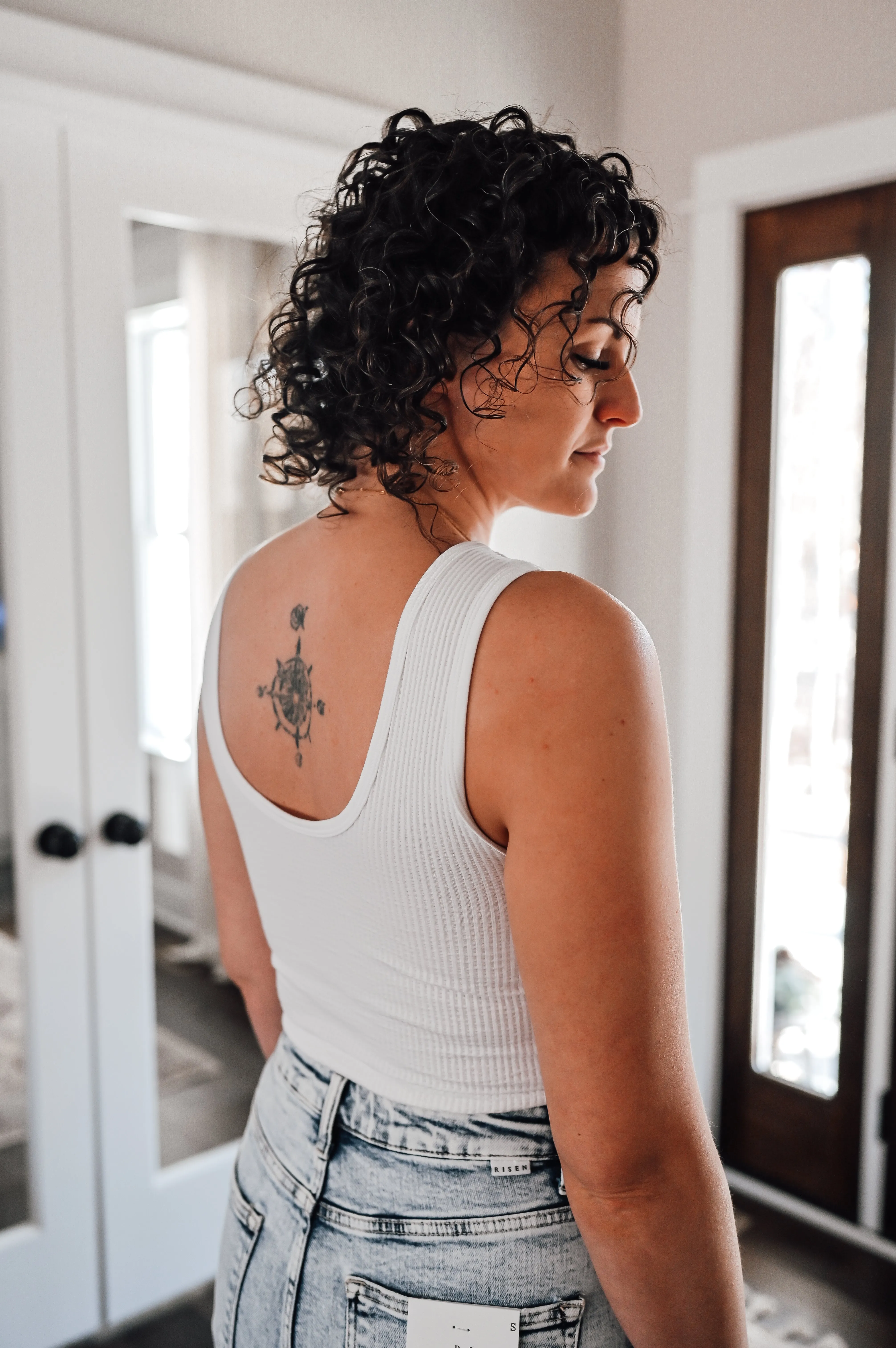Seamless Ribbed Brami - White *FINAL SALE*