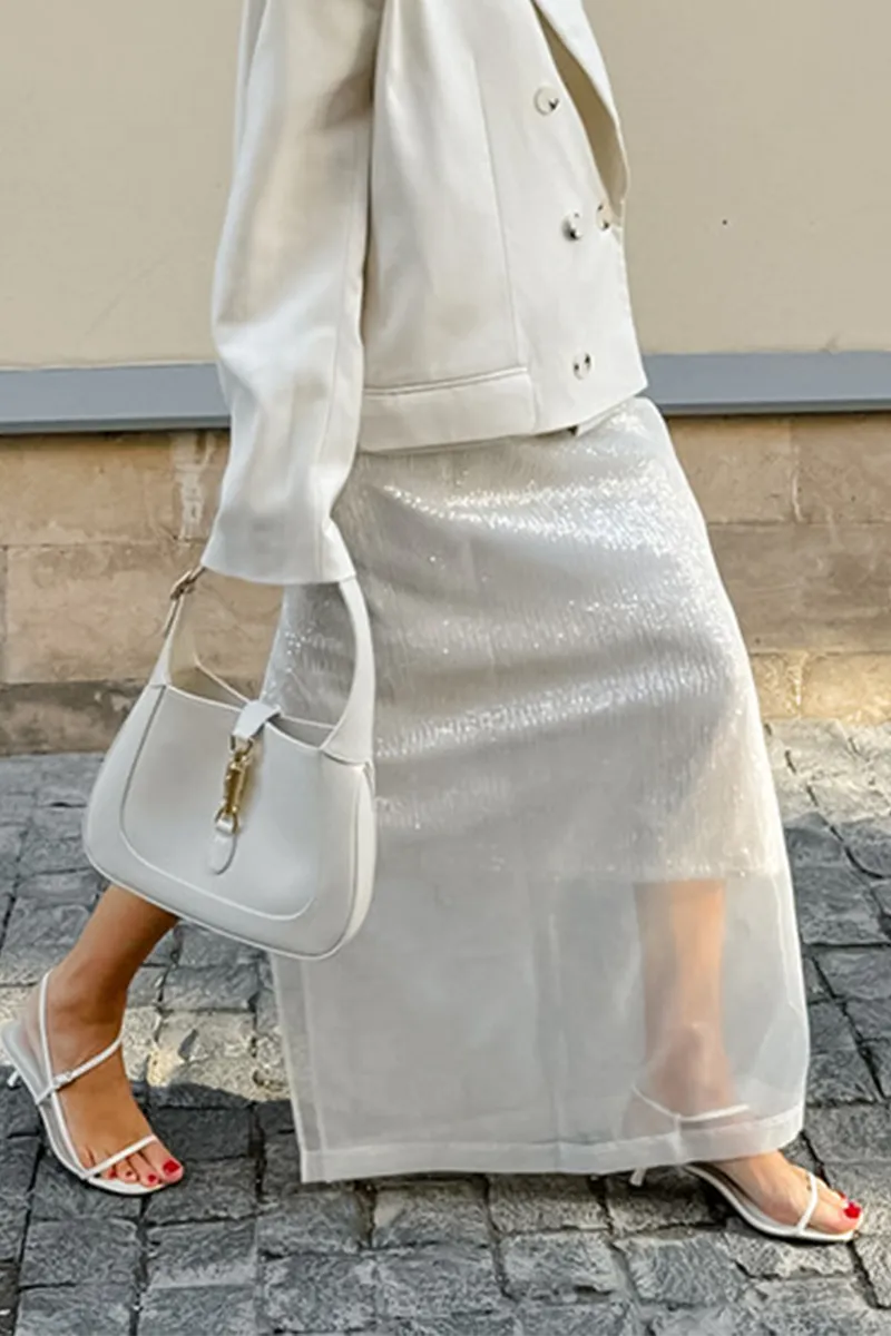Sexy See-Through Zipper High Waist Type A Bottoms