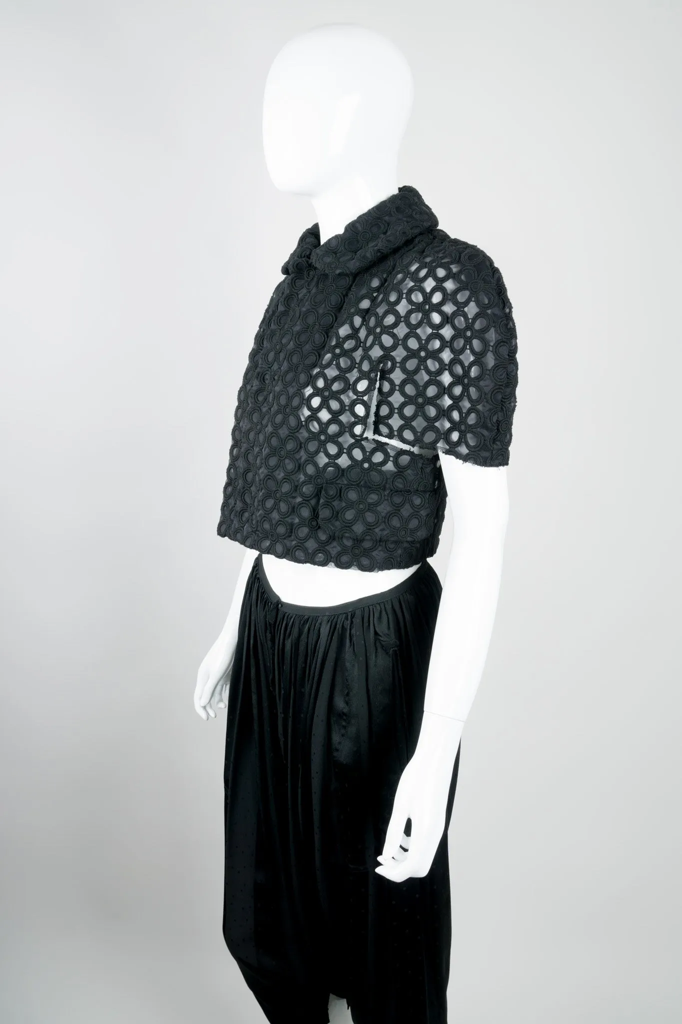 Sheer Embroidered Daisy Jacket