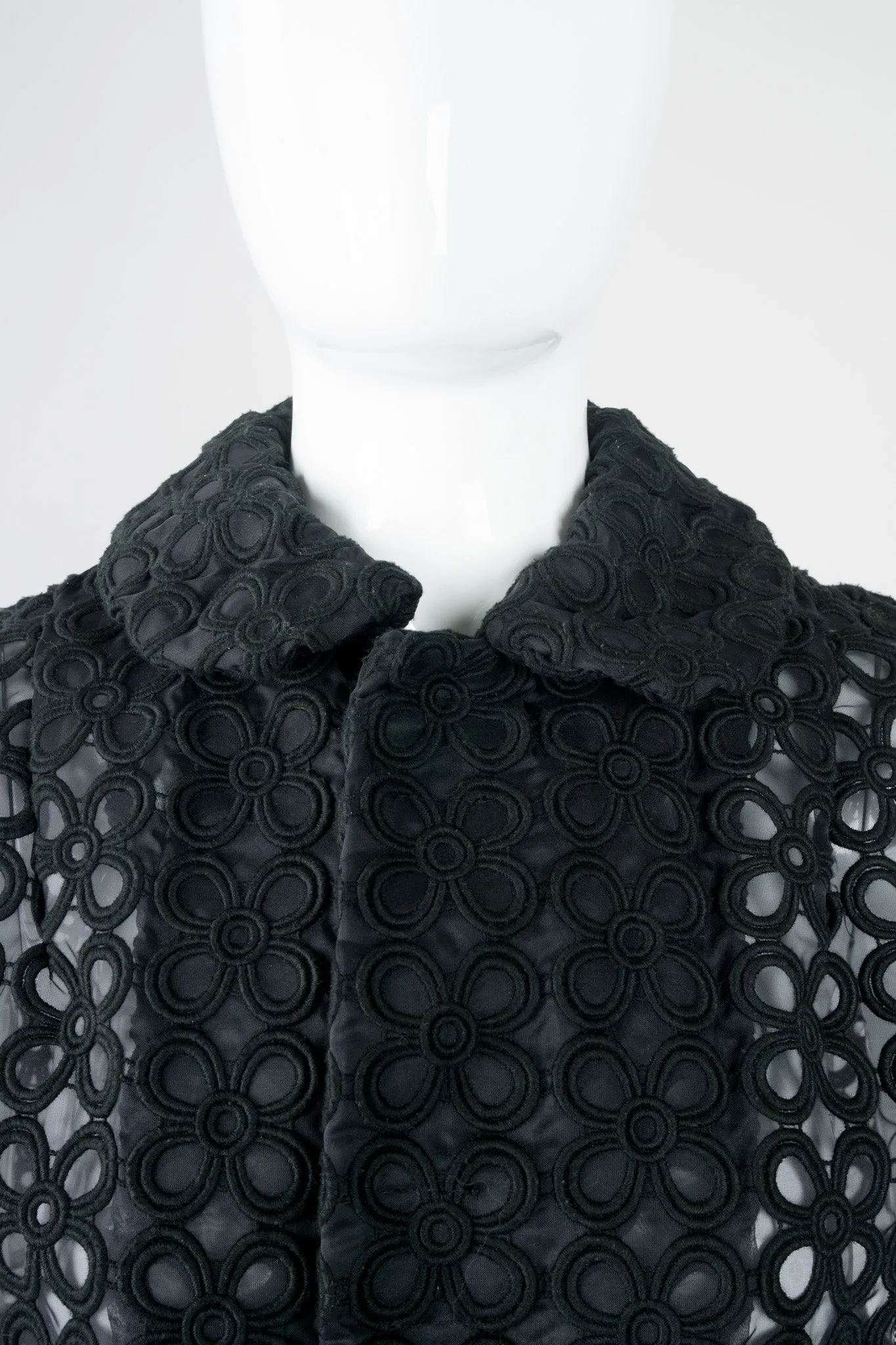 Sheer Embroidered Daisy Jacket