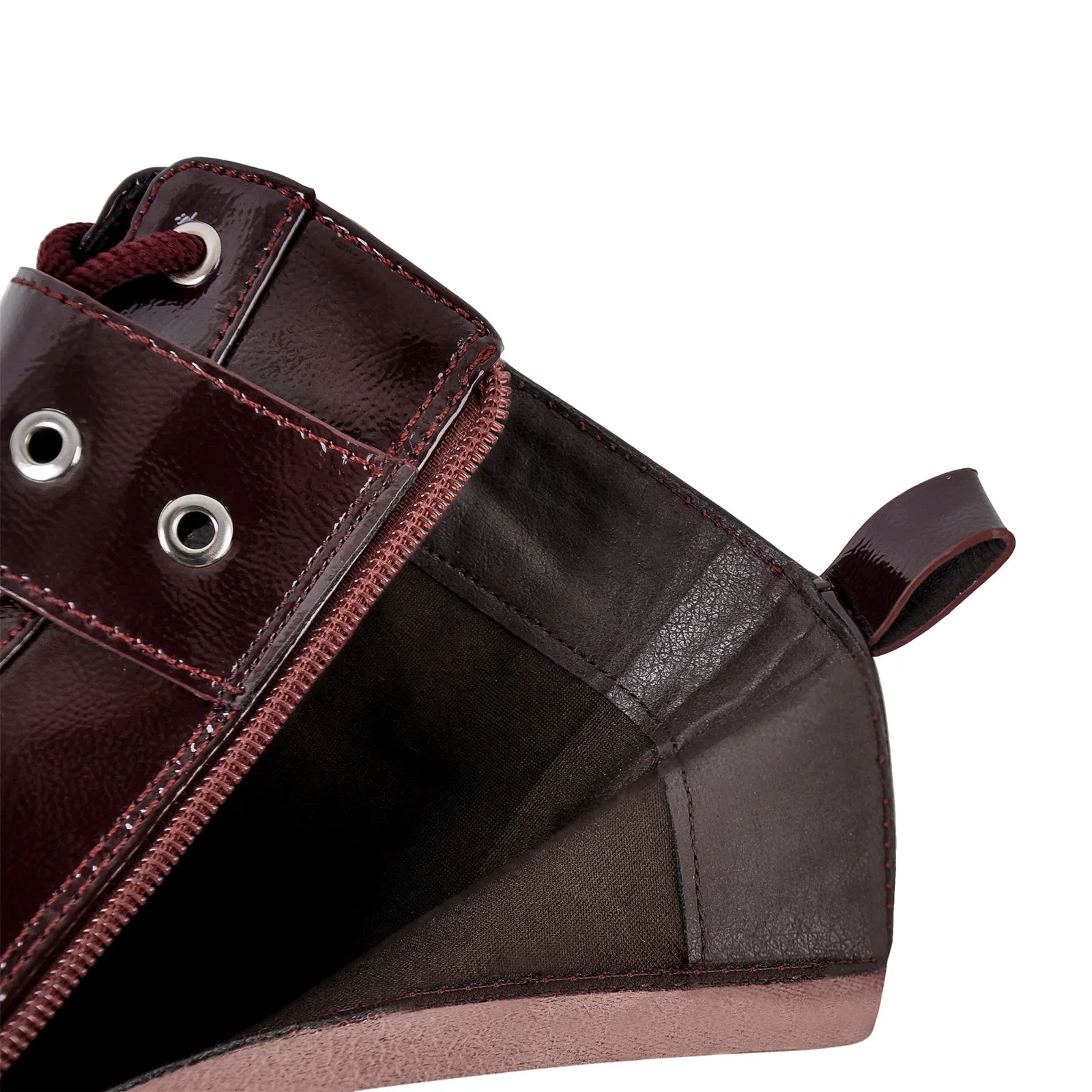 Square Toe Buckle Ankle Boots