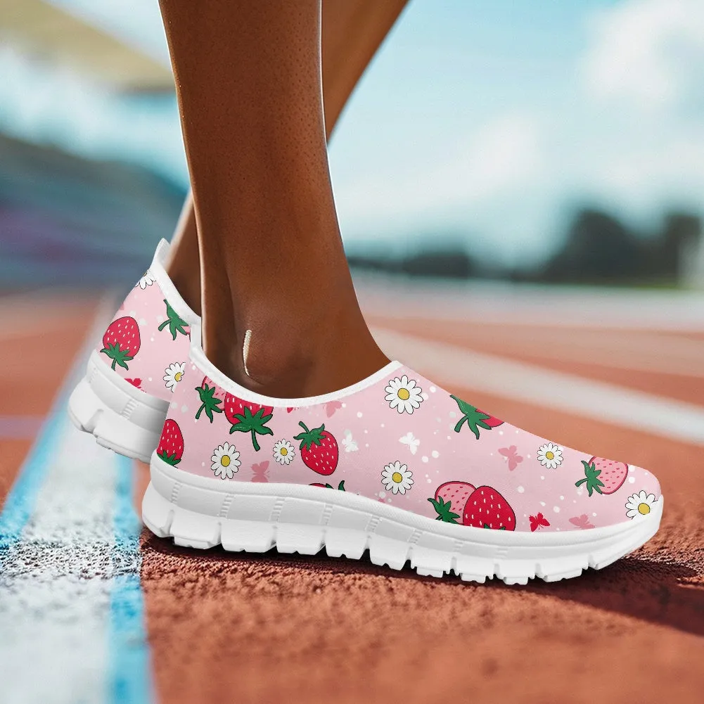Strawberry Delight Low-Cut Casual Shoes