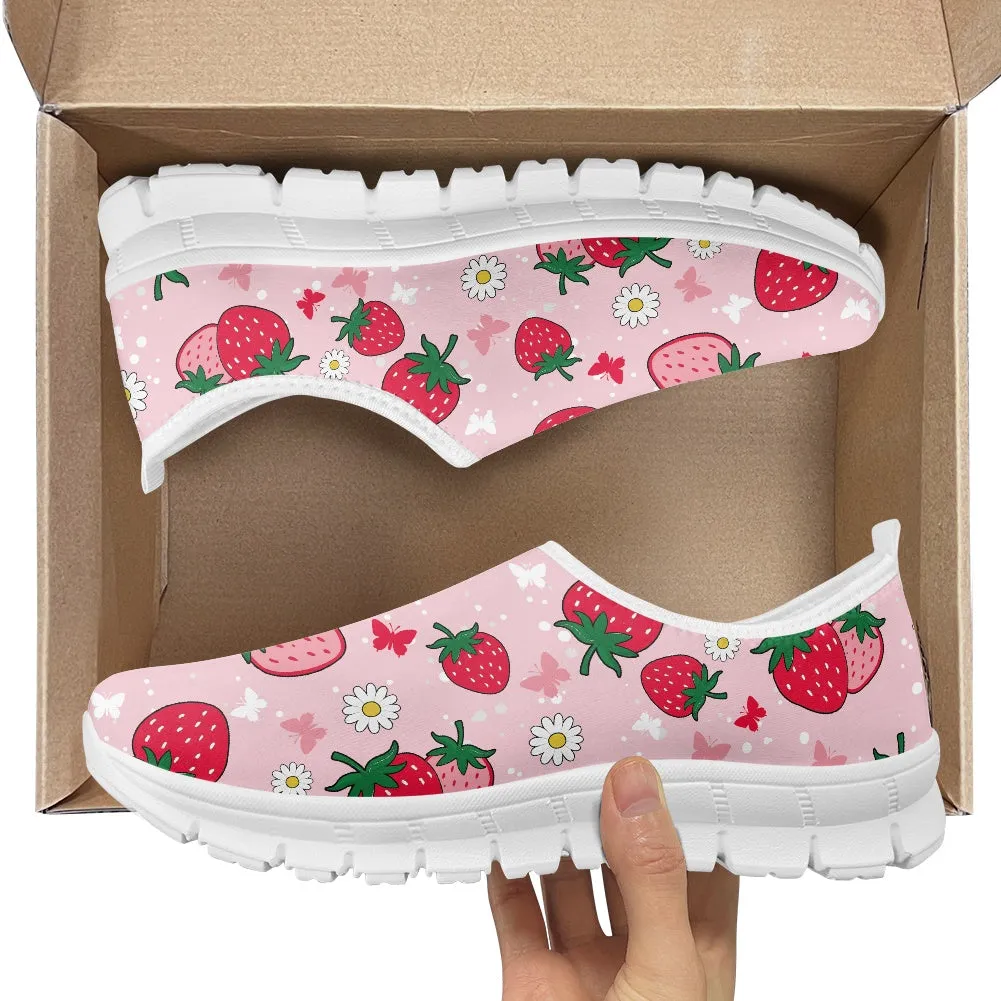 Strawberry Delight Low-Cut Casual Shoes